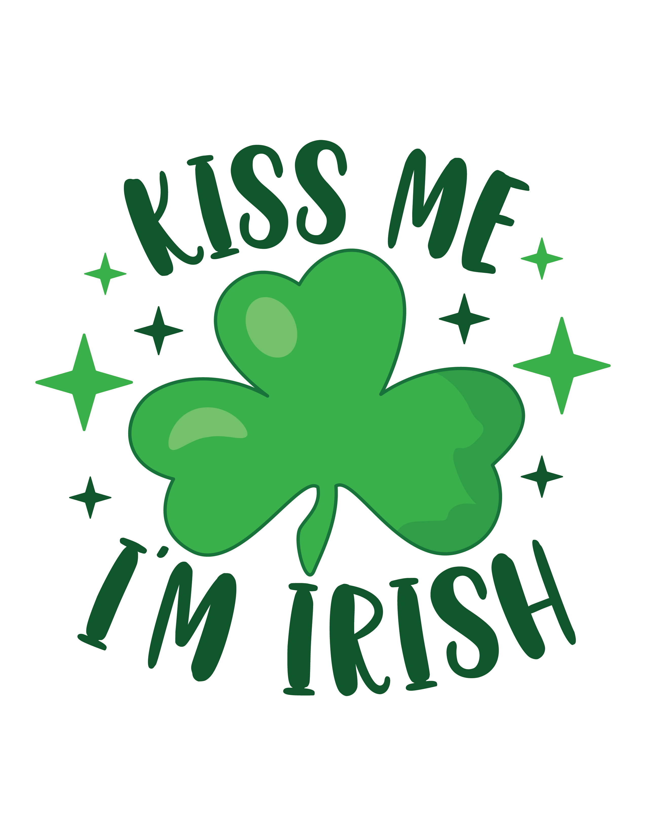 Inspirational Quote Kiss Me I am Irish Motivational Sticker Vinyl Decal Motivation Stickers- 5" Vinyl Sticker Waterproof