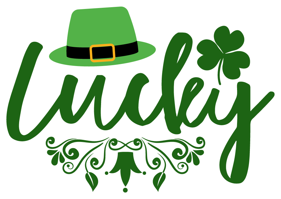 Inspirational Quote Lucky. Motivational Sticker Vinyl Decal Motivation Stickers- 5" Vinyl Sticker Waterproof