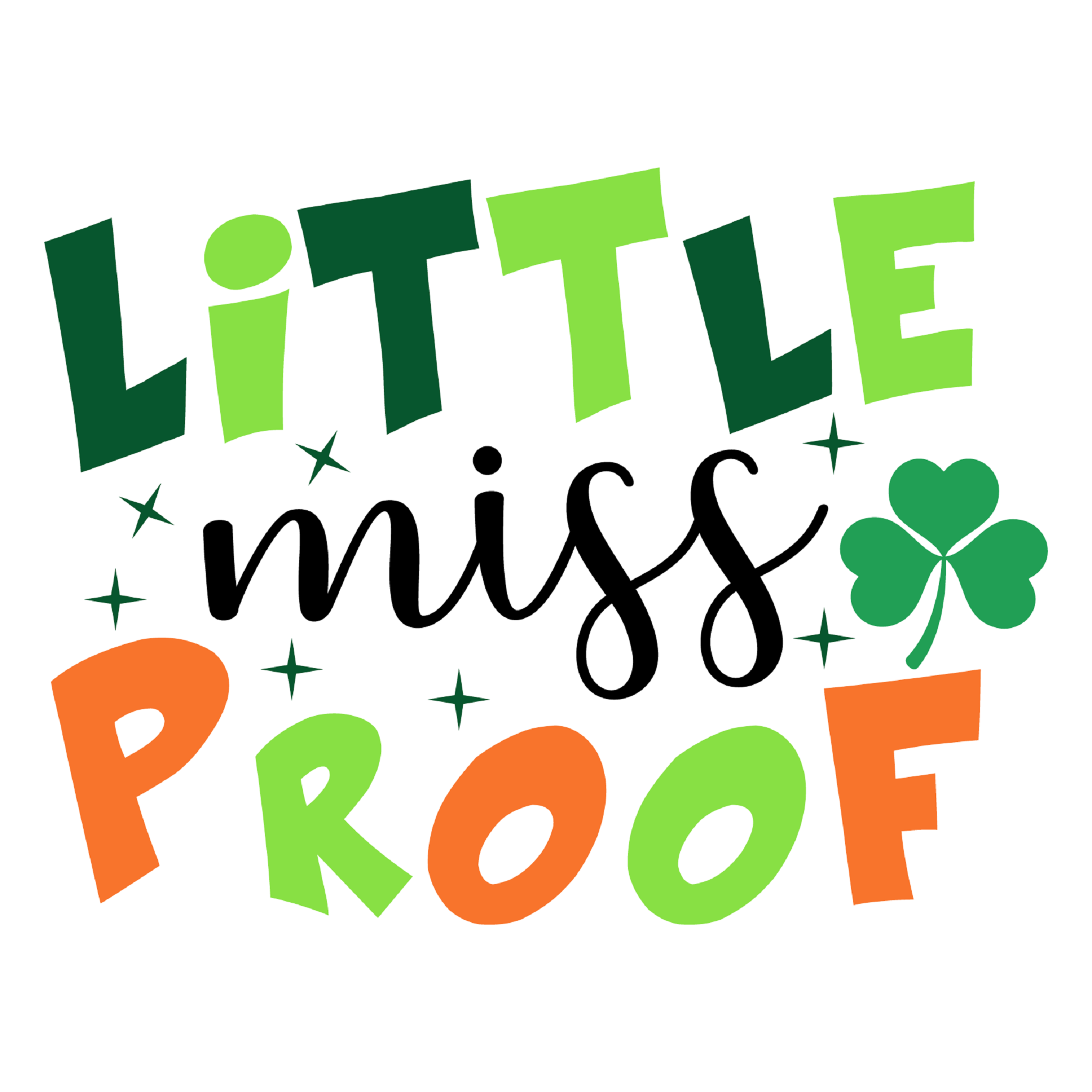 Inspirational Quote Little Miss Proof. Motivational Sticker Vinyl Decal Motivation Stickers- 5" Vinyl Sticker Waterproof