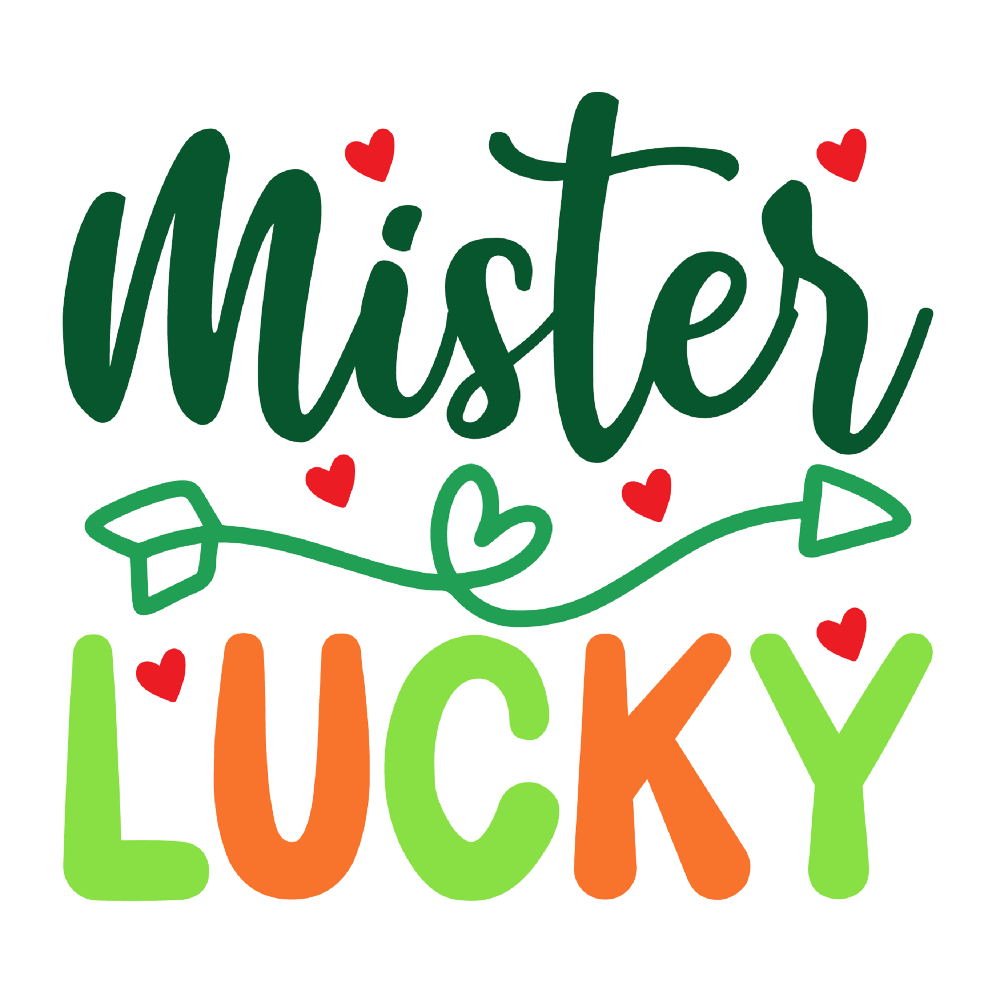 Inspirational Quote Mister Lucky. Motivational Sticker Vinyl Decal Motivation Stickers- 5" Vinyl Sticker Waterproof