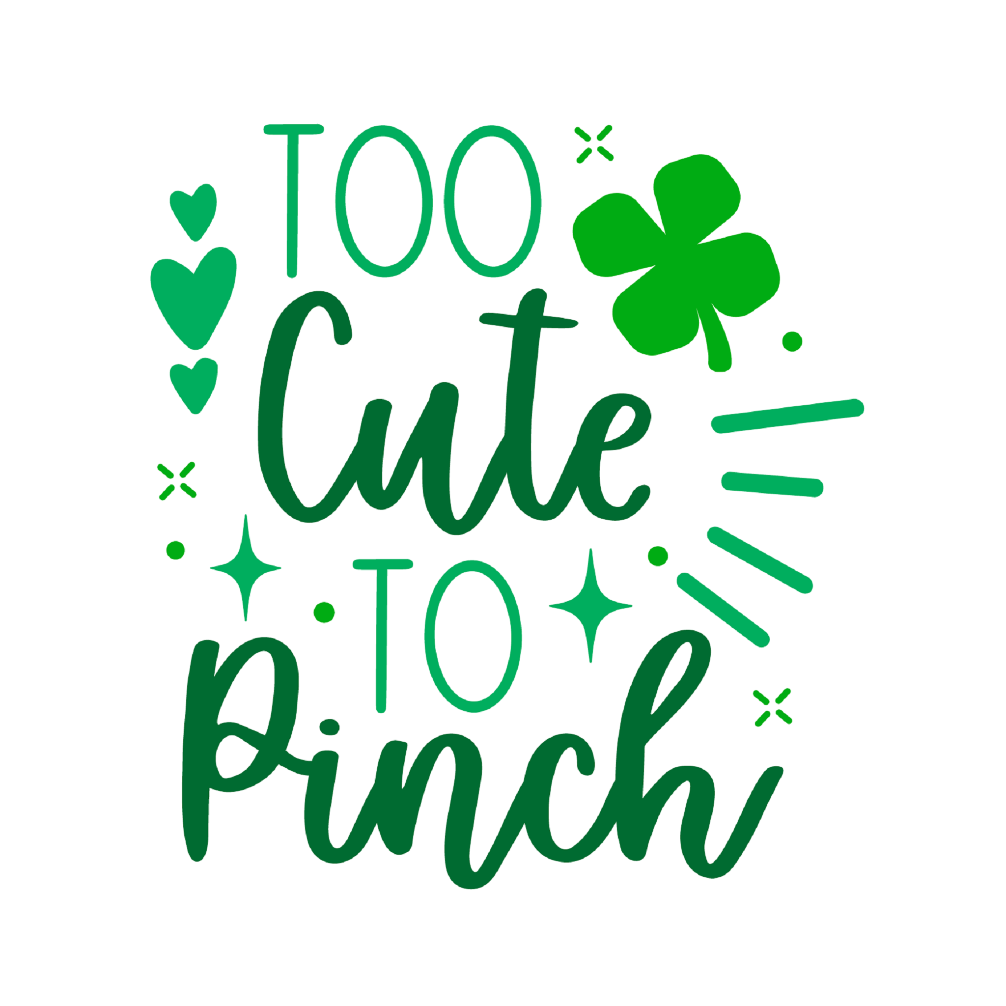 Inspirational Quote Too Cute to Pinch. Motivational Sticker Vinyl Decal Motivation Stickers- 5" Vinyl Sticker Waterproof