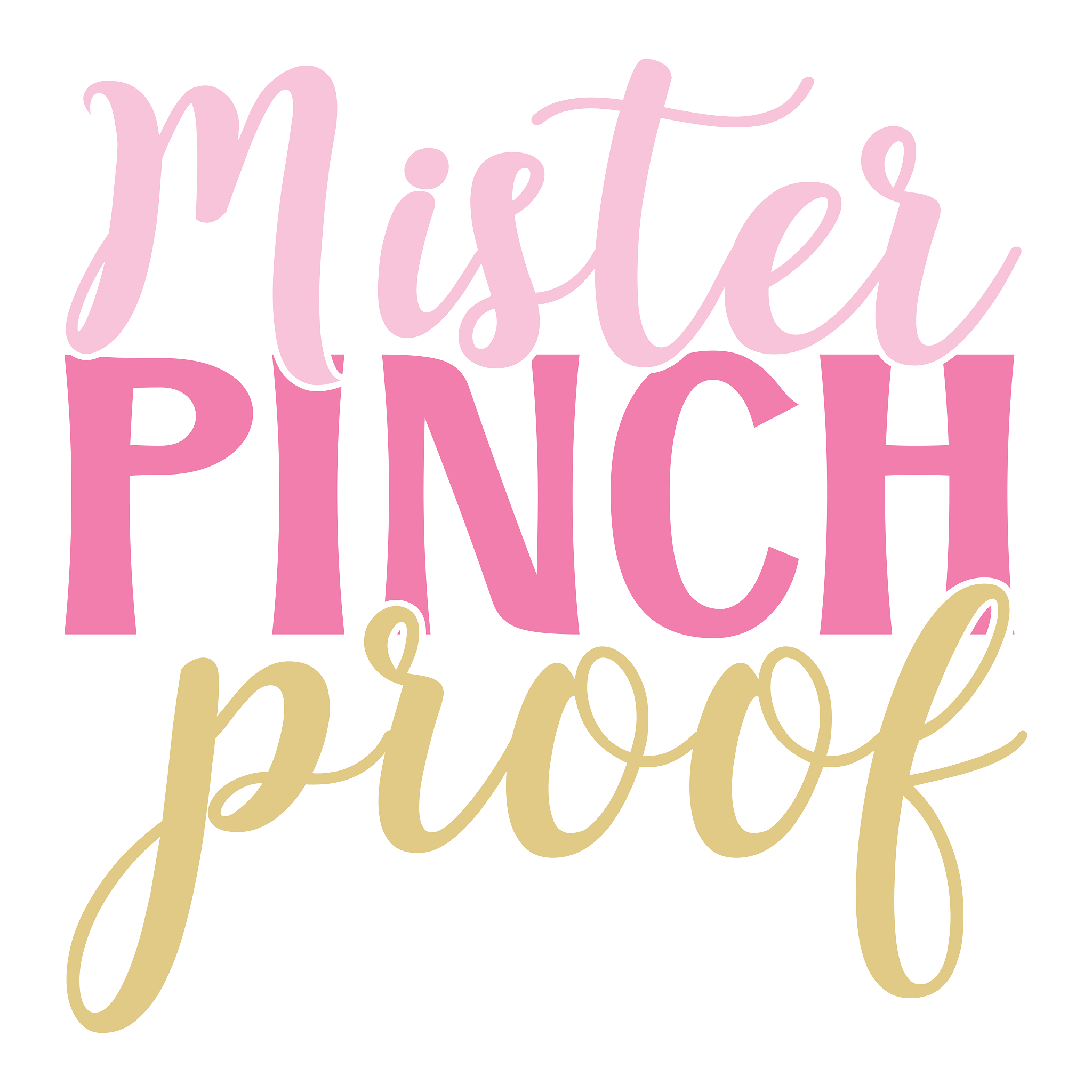 Inspirational Quote Mister Pinch Proof. Motivational Sticker Vinyl Decal Motivation Stickers- 5" Vinyl Sticker Waterproof