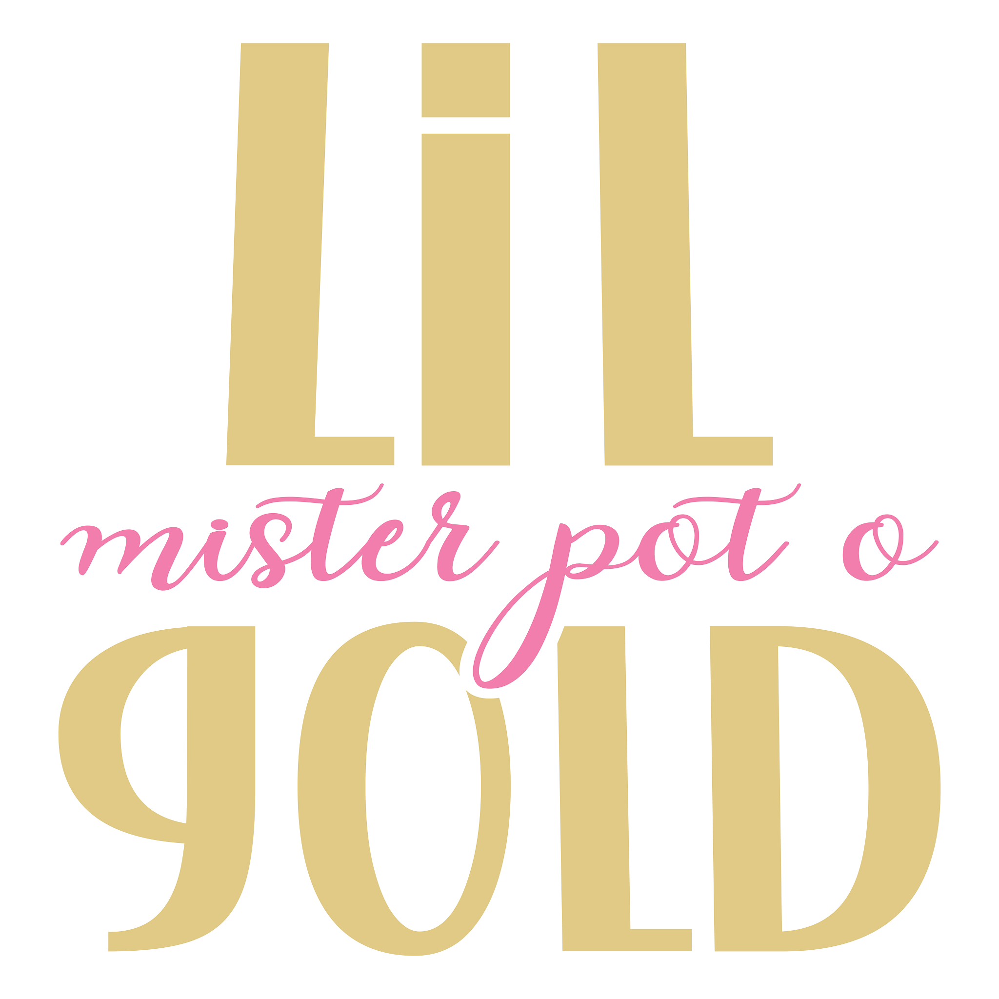 Inspirational Quote Lil Miter Pot O Gold. Motivational Sticker Vinyl Decal Motivation Stickers- 5" Vinyl Sticker Waterproof