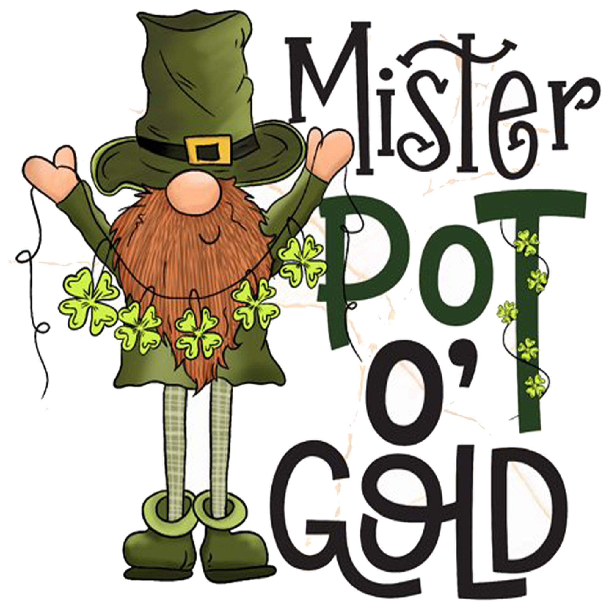 Inspirational Quote Mister Pot O Gold. Motivational Sticker Vinyl Decal Motivation Stickers- 5" Vinyl Sticker Waterproof