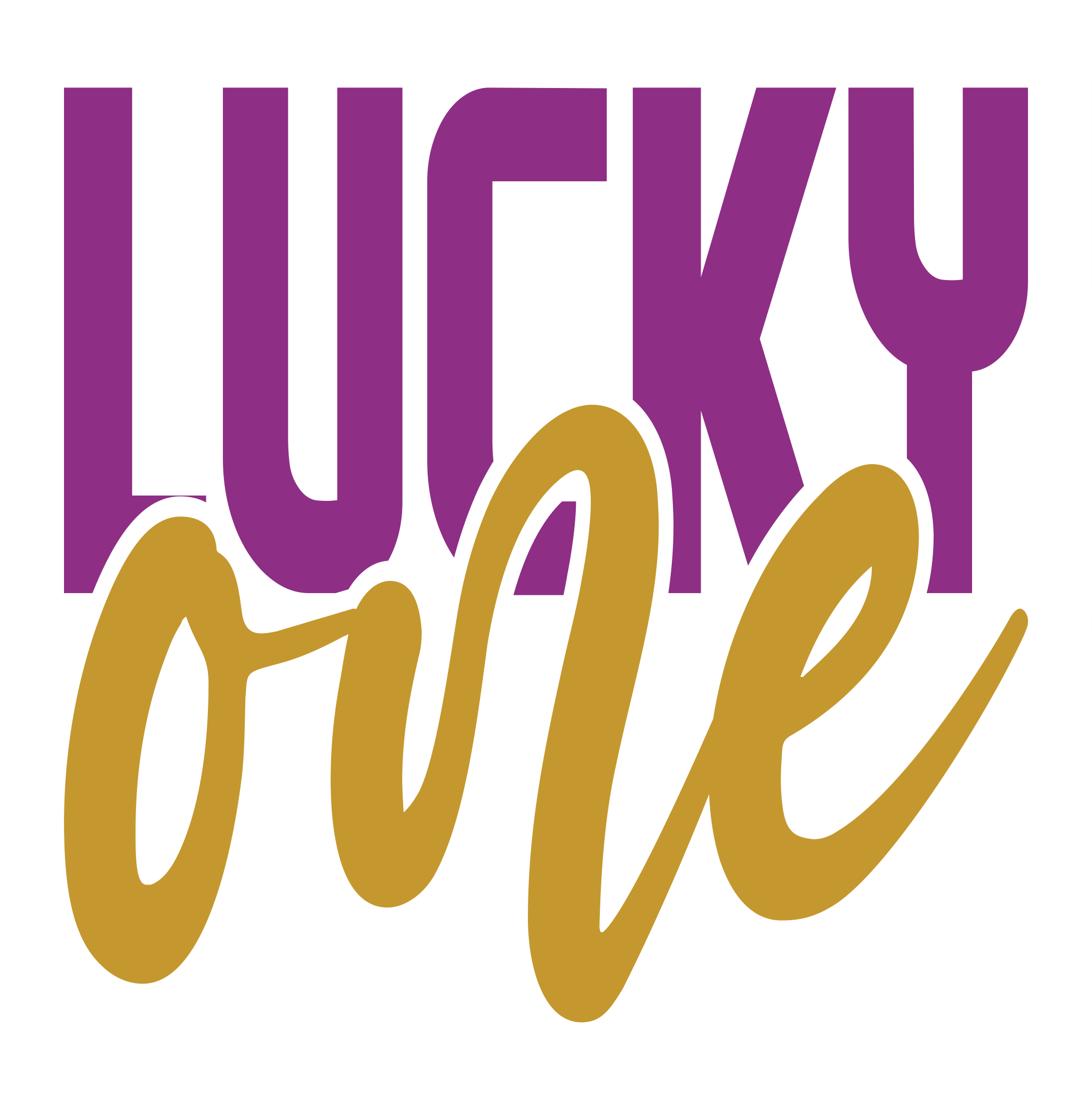 Inspirational Quote Lucky One. Motivational Sticker Vinyl Decal Motivation Stickers- 5" Vinyl Sticker Waterproof