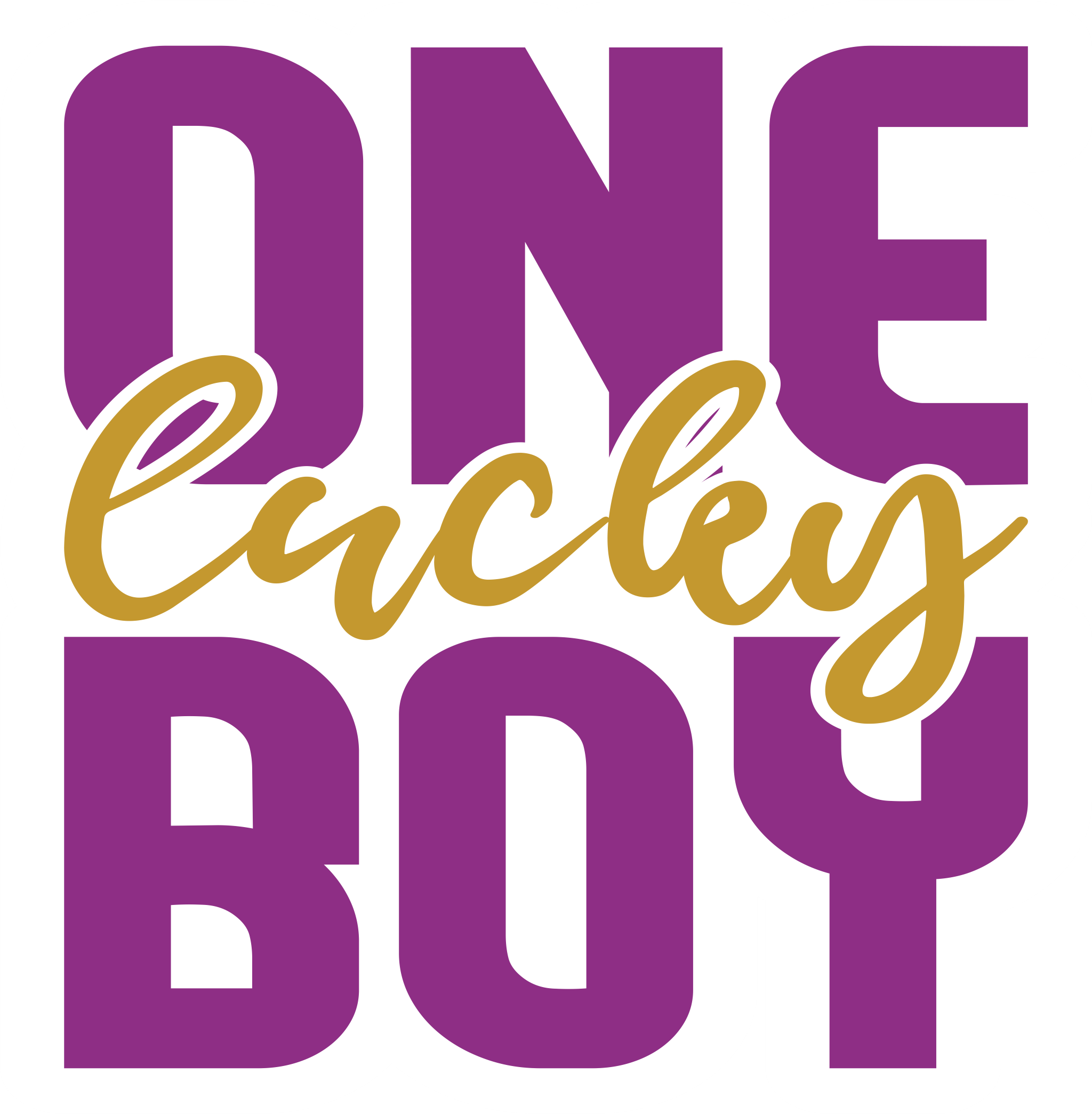 Inspirational Quote One Lucky Boy. Motivational Sticker Vinyl Decal Motivation Stickers- 5" Vinyl Sticker Waterproof