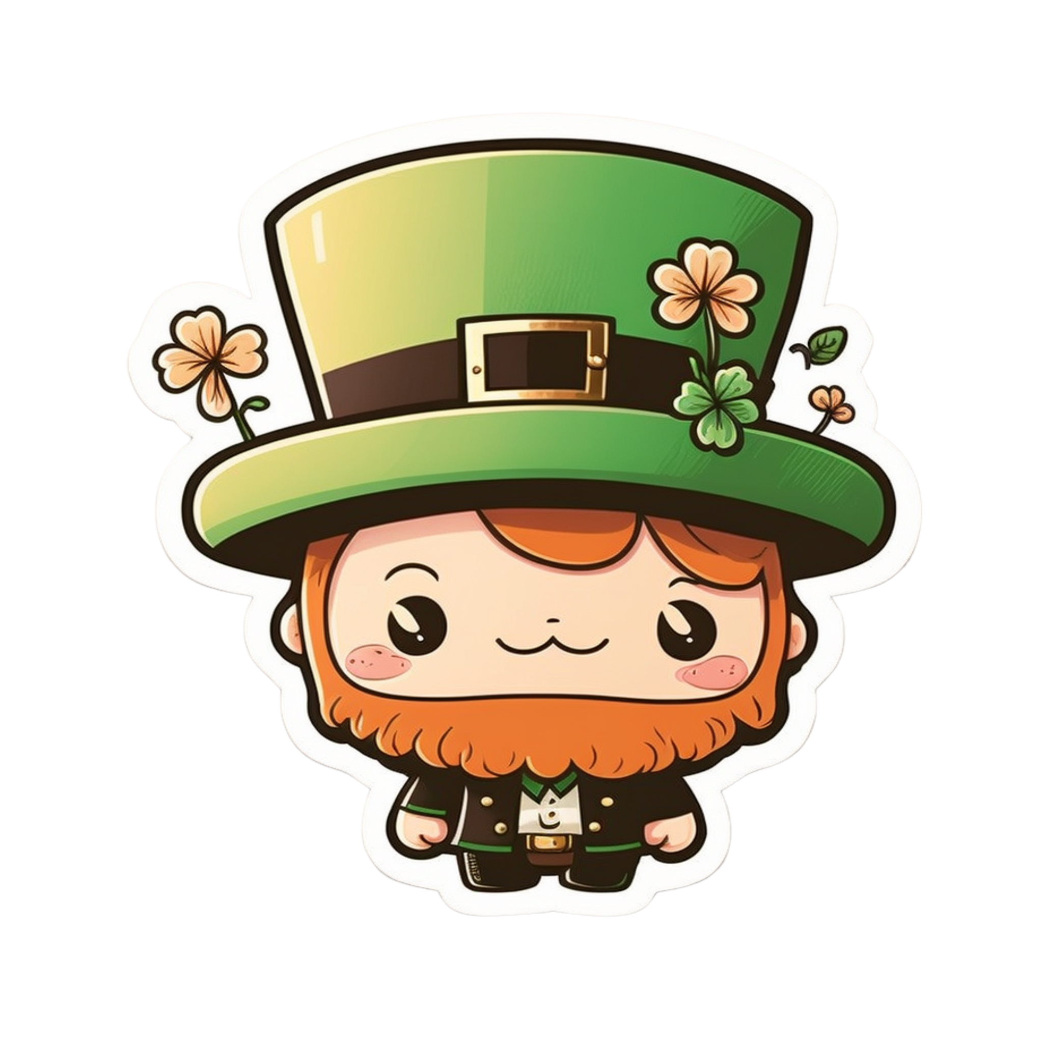 Inspirational Quote St. Patrick's Day Sticker Motivational Sticker Vinyl Decal Motivation Stickers- 5" Vinyl Sticker Waterproof