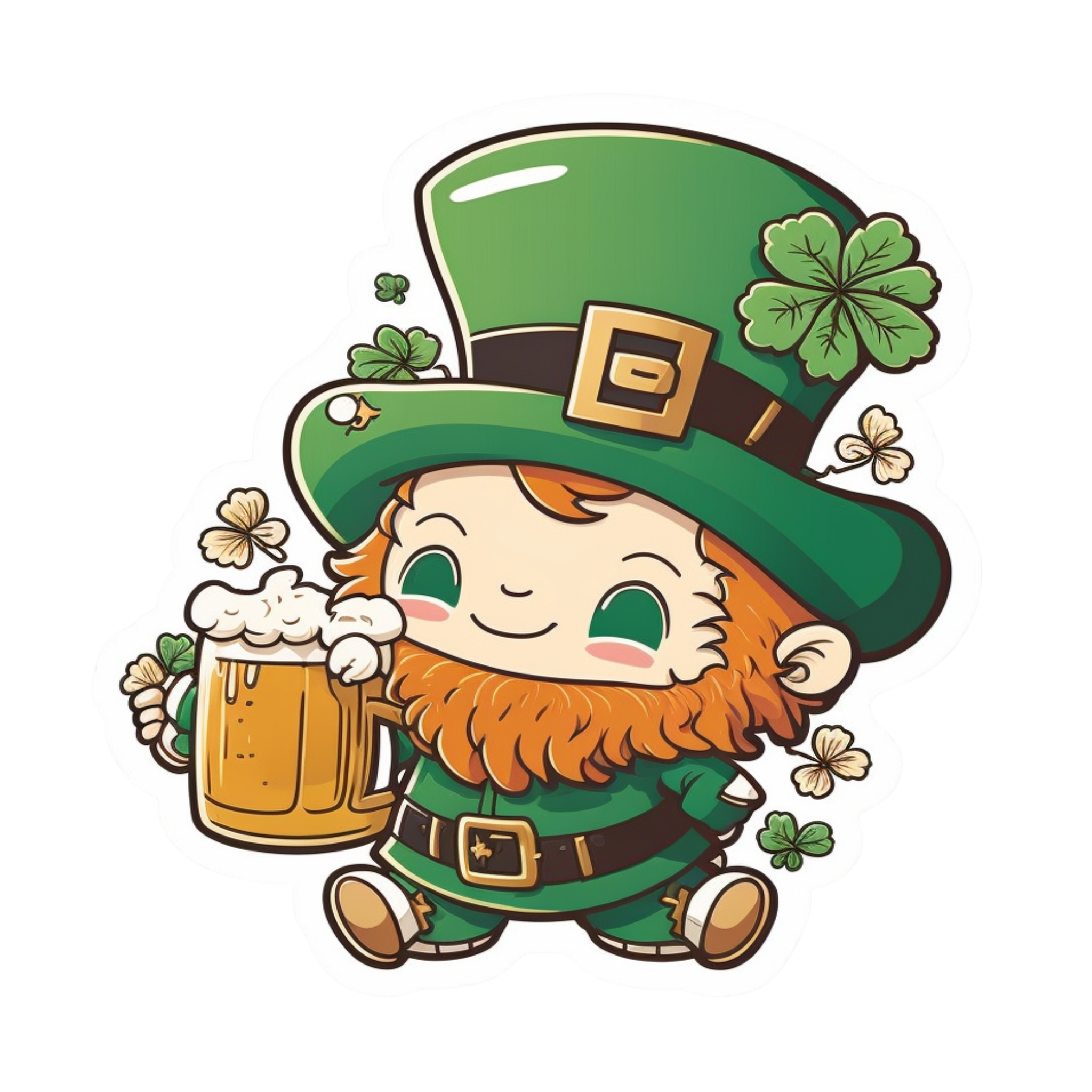 Inspirational Quote Patrick with Mug of Bear Motivational Sticker Vinyl Decal Motivation Stickers- 5" Vinyl Sticker Waterproof