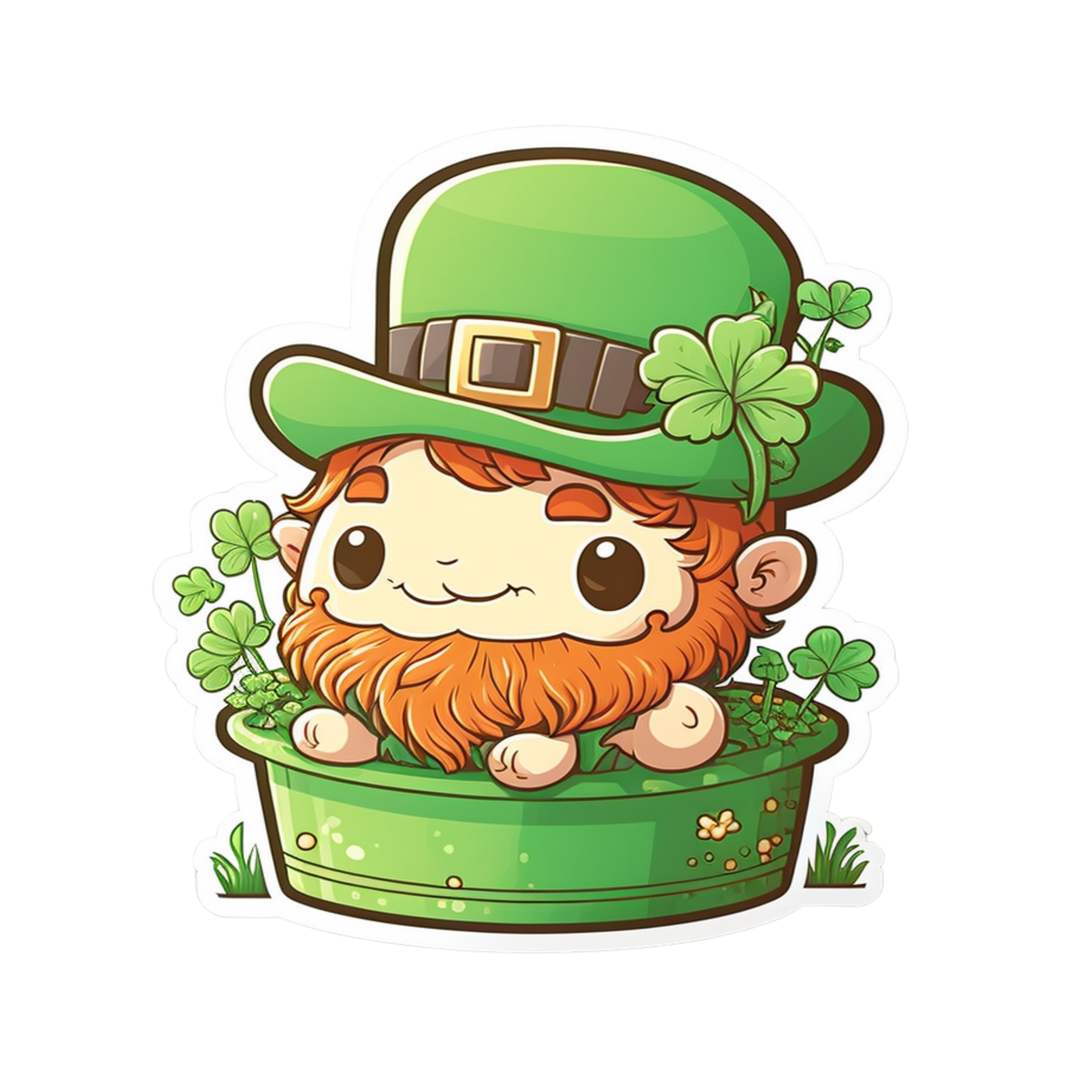 Inspirational Quote Patrick Day Sticker Motivational Sticker Vinyl Decal Motivation Stickers- 5" Vinyl Sticker Waterproof