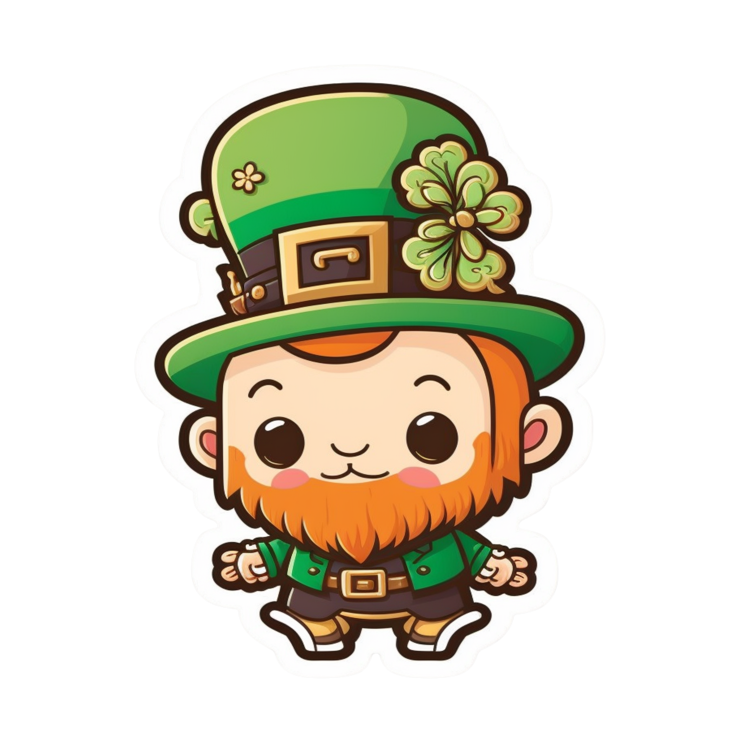 Inspirational Quote Leprechaun Cute Phot Sticker Motivational Sticker Vinyl Decal Motivation Stickers- 5" Vinyl Sticker Waterproof