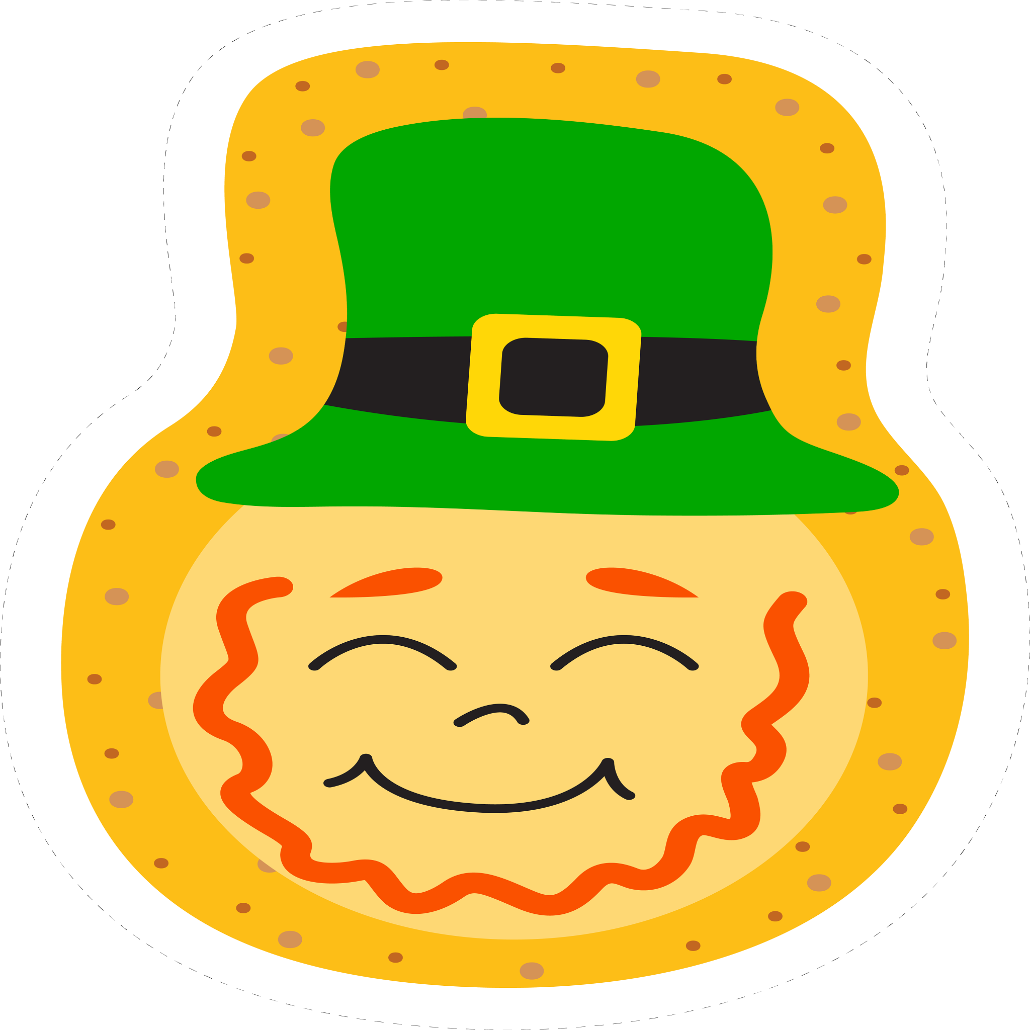 Inspirational Quote St Patricks Day Cookies Ginger Motivational Sticker Vinyl Decal Motivation Stickers- 5" Vinyl Sticker Waterproof