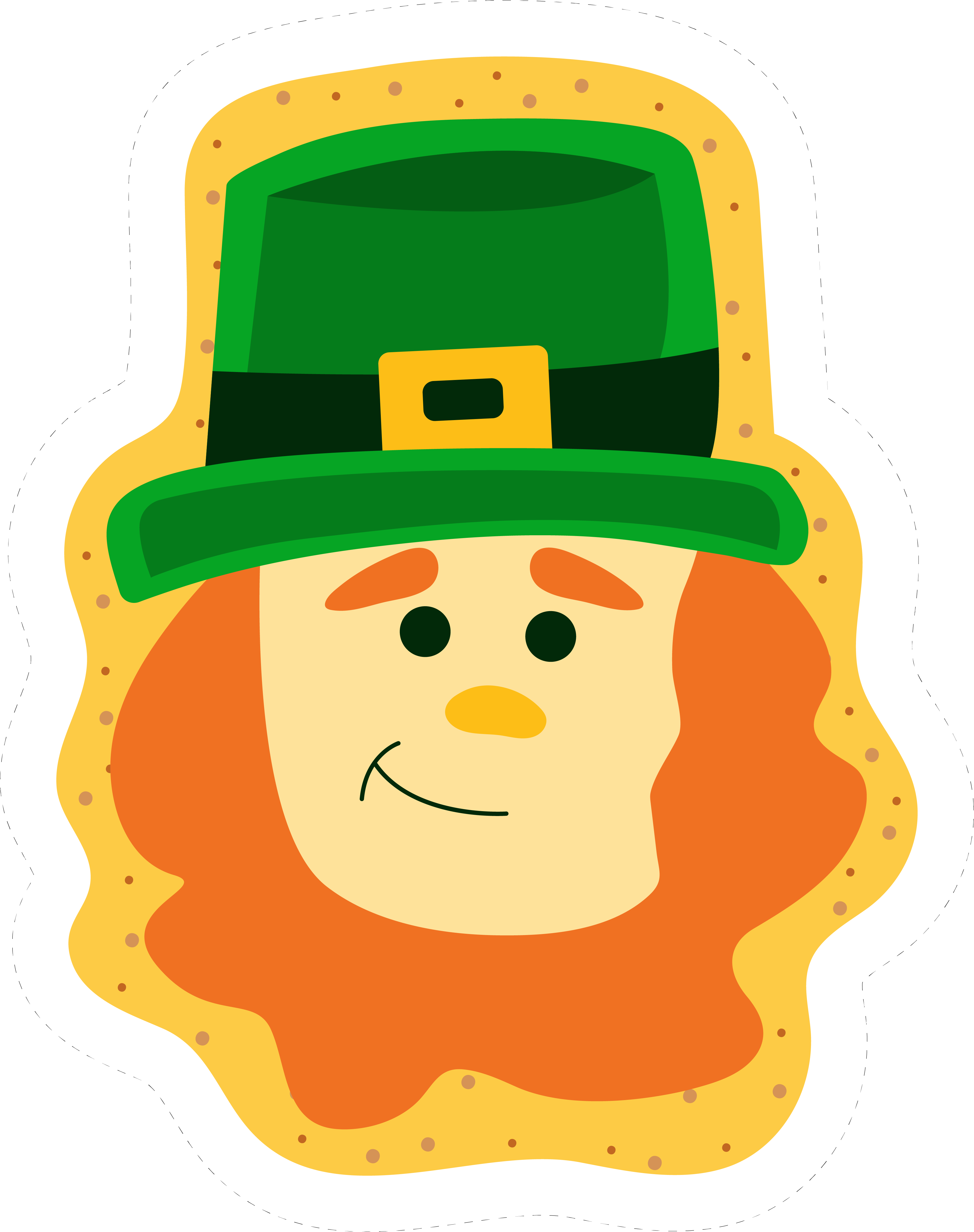 Inspirational Quote St Patricks Day Cookie Motivational Sticker Vinyl Decal Motivation Stickers- 5" Vinyl Sticker Waterproof