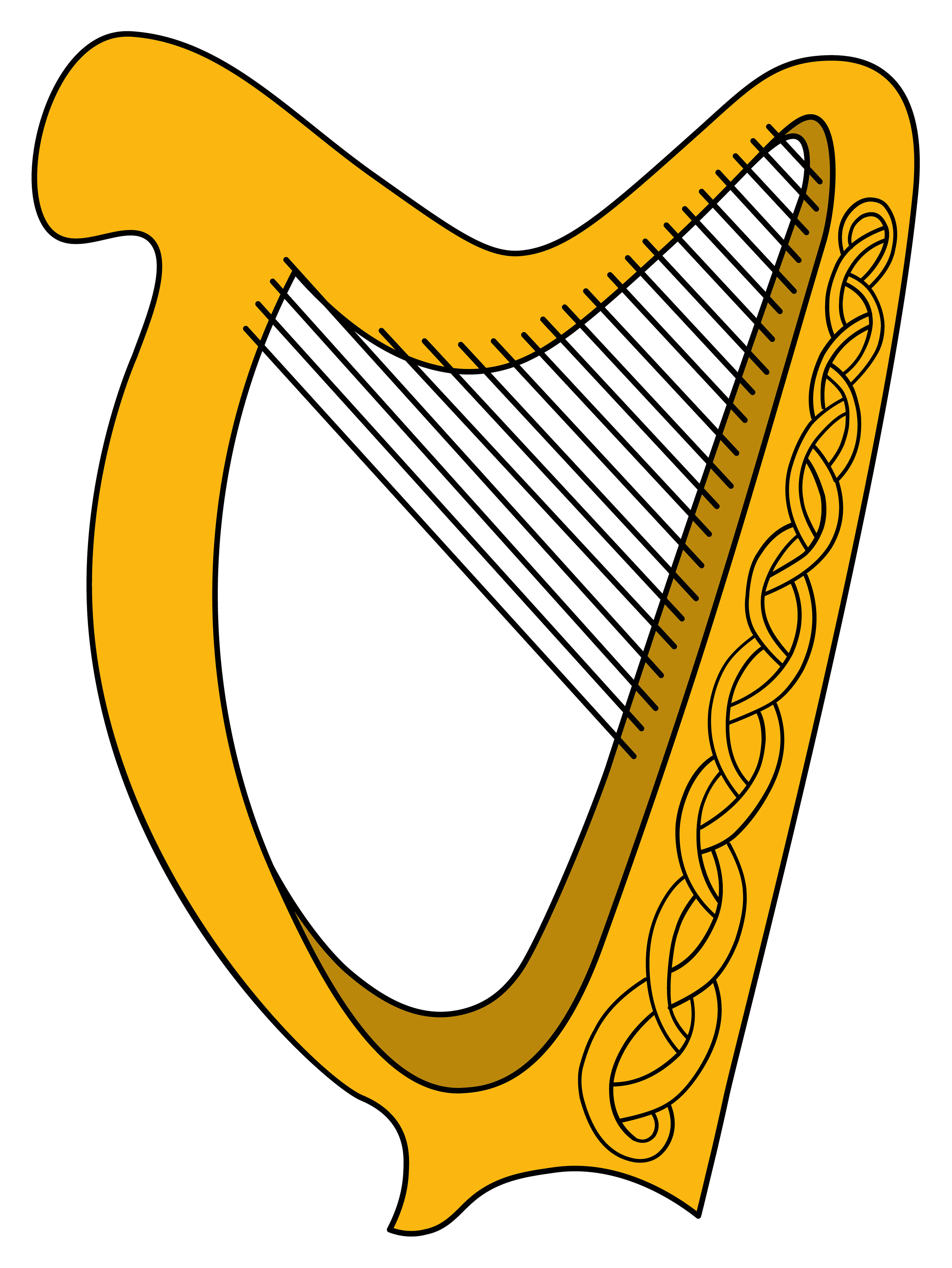 Inspirational Quote Celtic Harp Motivational Sticker Vinyl Decal Motivation Stickers- 5" Vinyl Sticker Waterproof