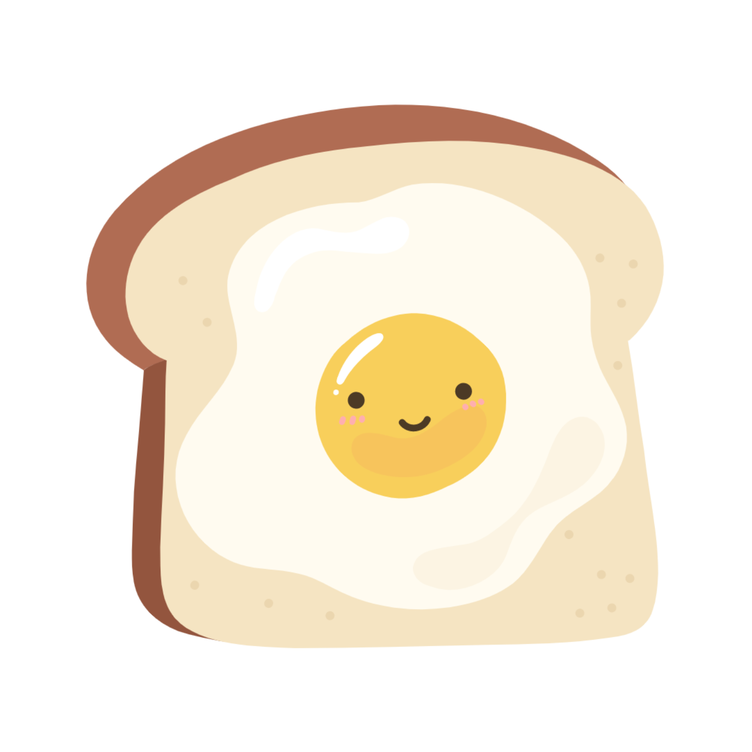 Inspirational Quote "Toast with Fried Egg" Motivational Sticker Vinyl Decal Motivation Stickers- 5" Vinyl Sticker Waterproof