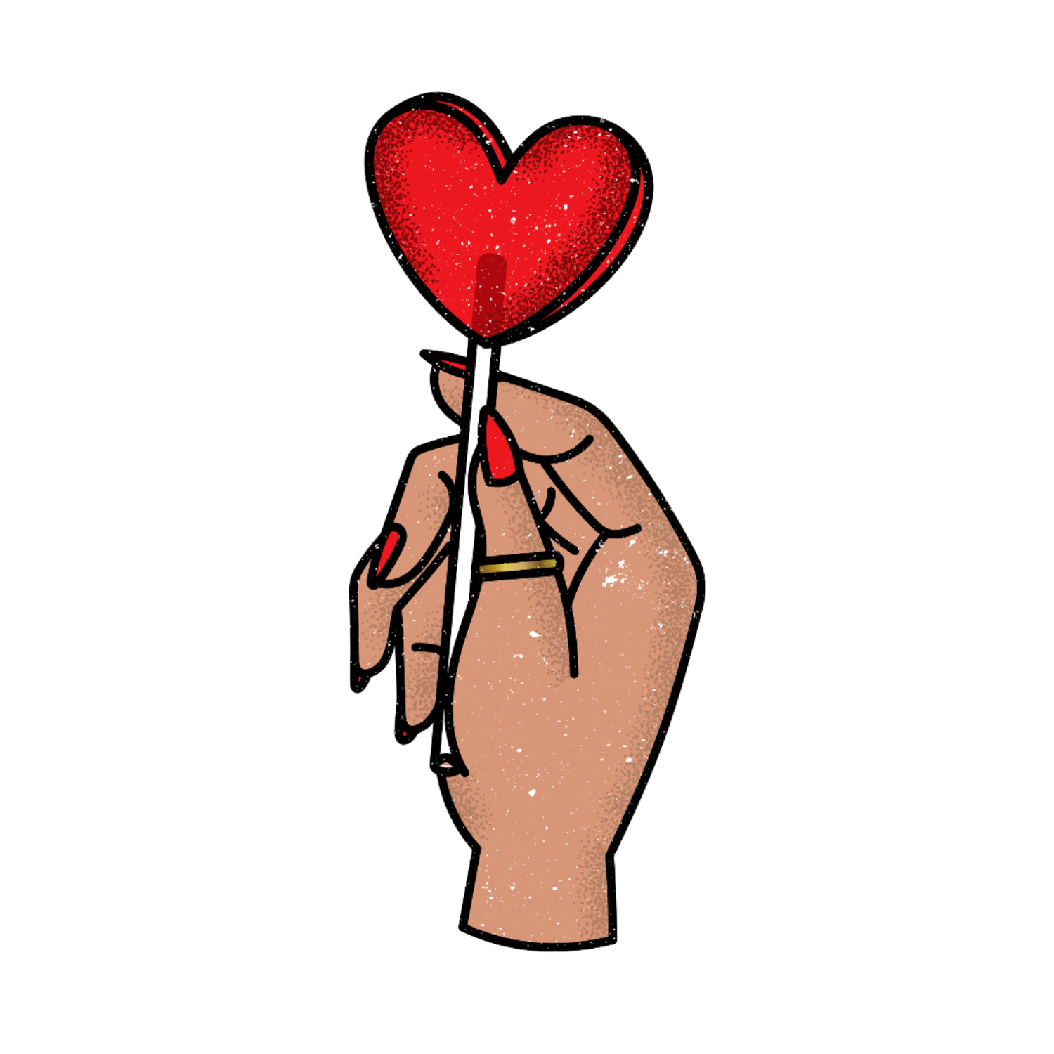 Inspirational Quote "Heart Lolly" Motivational Sticker Vinyl Decal Motivation Stickers- 5" Vinyl Sticker Waterproof
