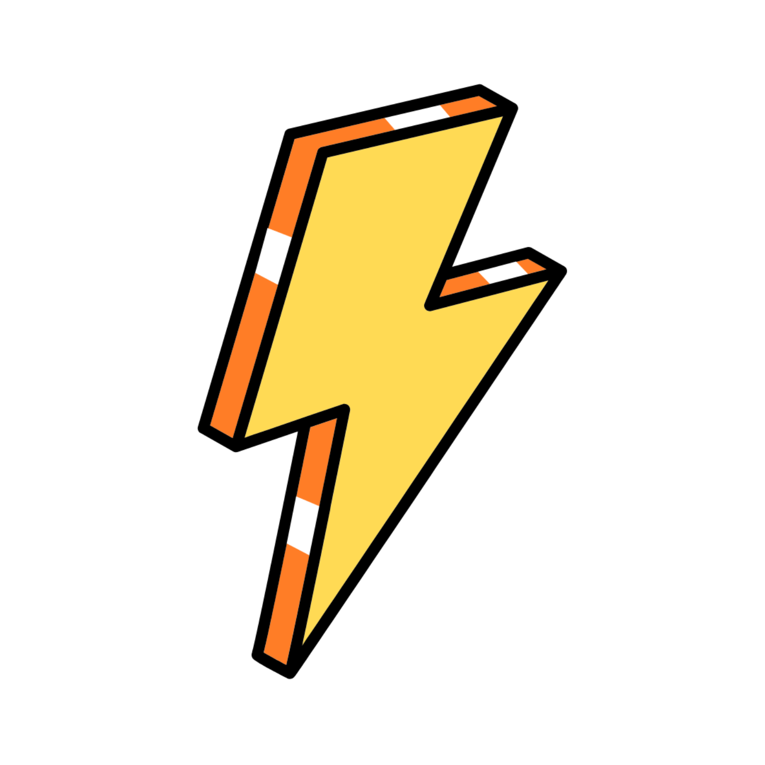 Inspirational Quote "Yellow Thunder" Motivational Sticker Vinyl Decal Motivation Stickers- 5" Vinyl Sticker Waterproof