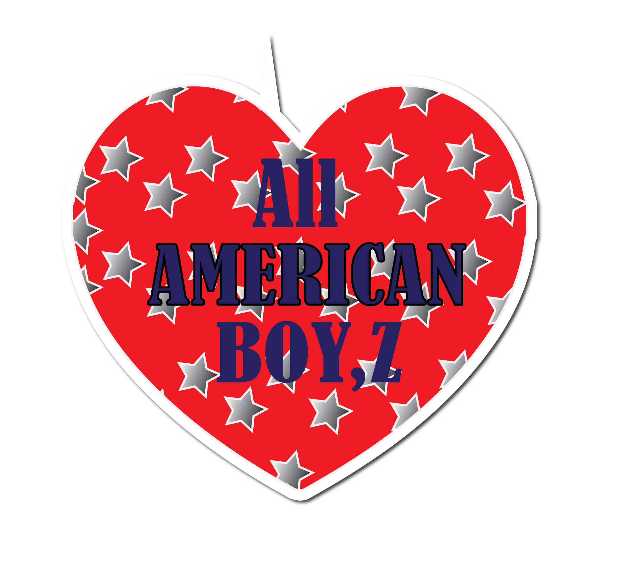 Inspirational Quote "All American Boy's" Motivational Sticker Vinyl Decal Motivation Stickers- 5" Vinyl Sticker Waterproof