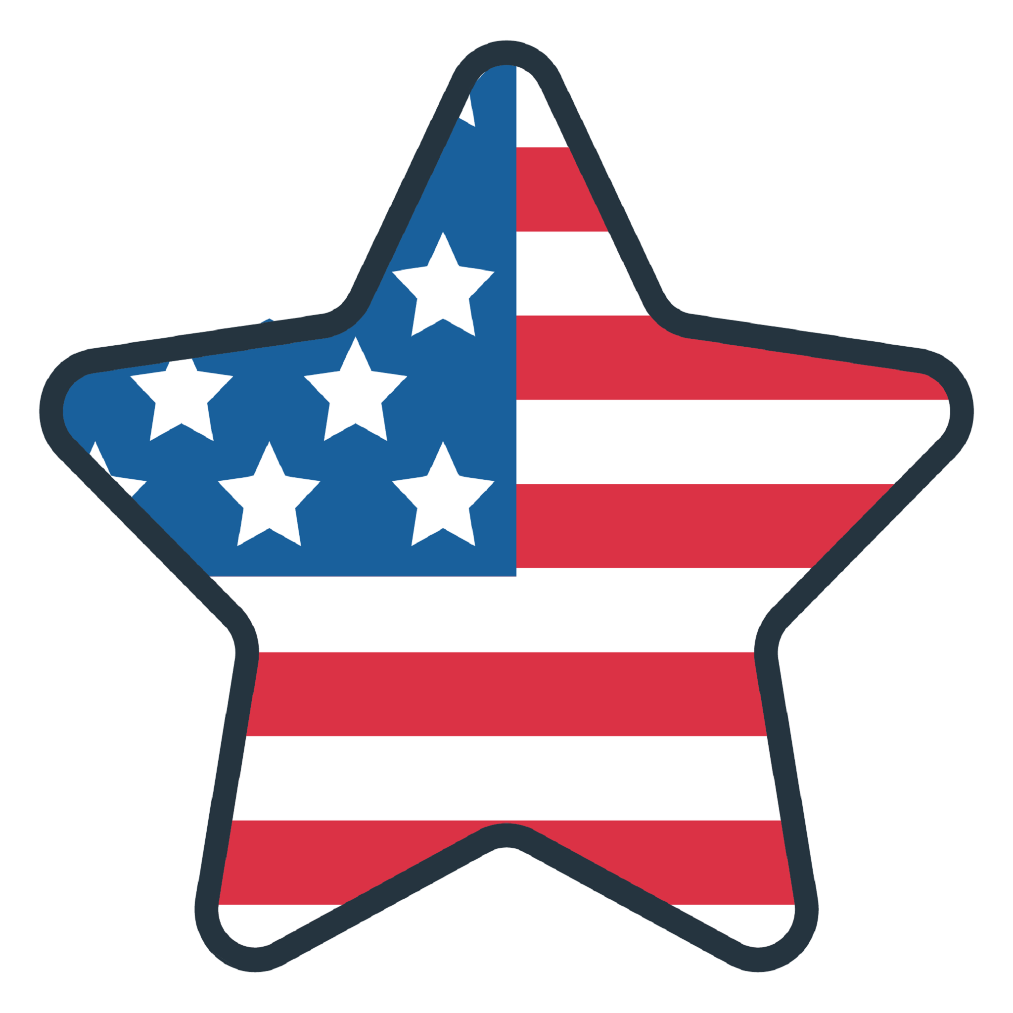 Inspirational Quote "American Flag Star" Motivational Sticker Vinyl Decal Motivation Stickers- 5" Vinyl Sticker Waterproof