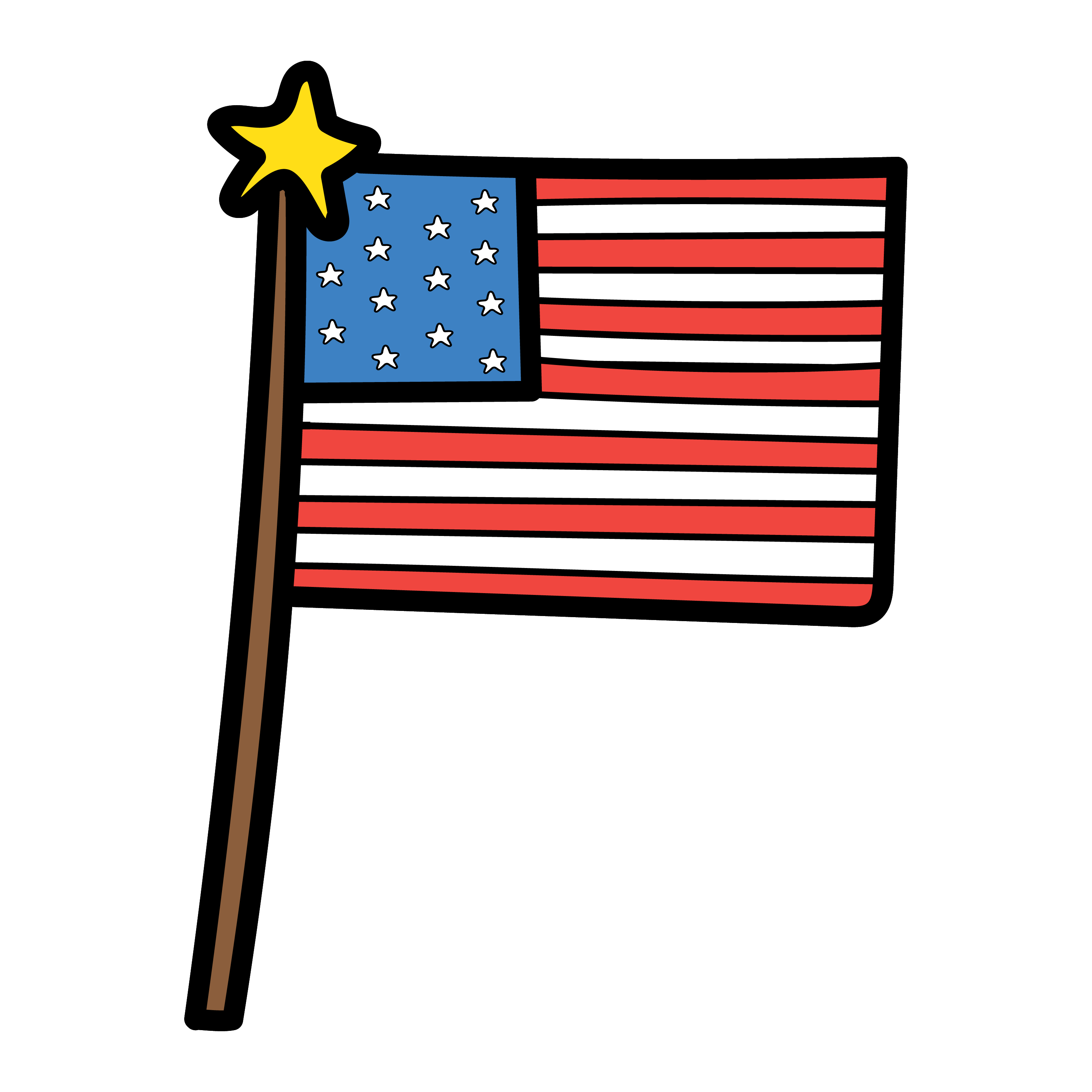 Inspirational Quote "Flag of United State" Motivational Sticker Vinyl Decal Motivation Stickers- 5" Vinyl Sticker Waterproof