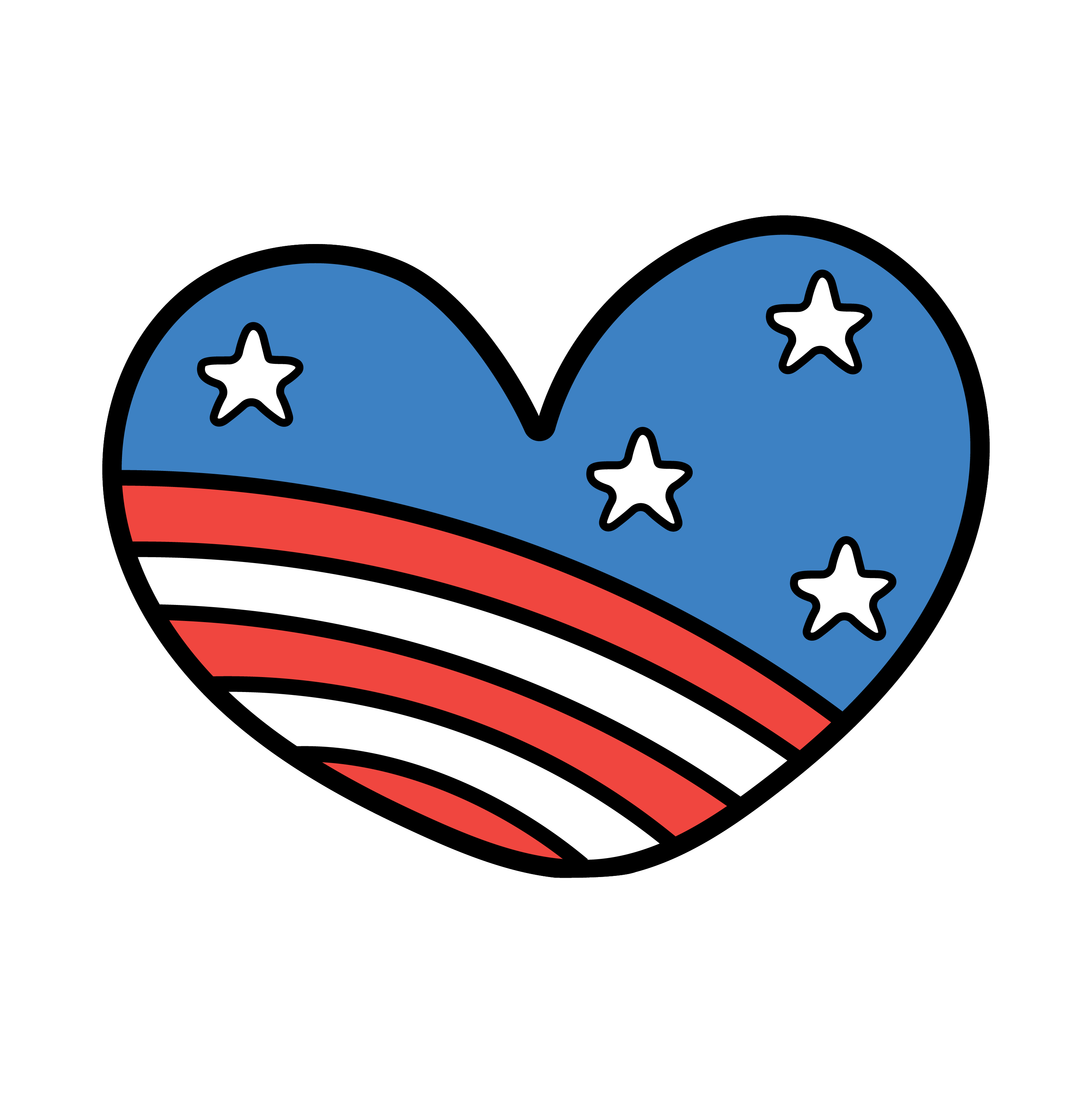 Inspirational Quote "American Flag Heart Great Sticker" Motivational Sticker Vinyl Decal Motivation Stickers- 5" Vinyl Sticker Waterproof