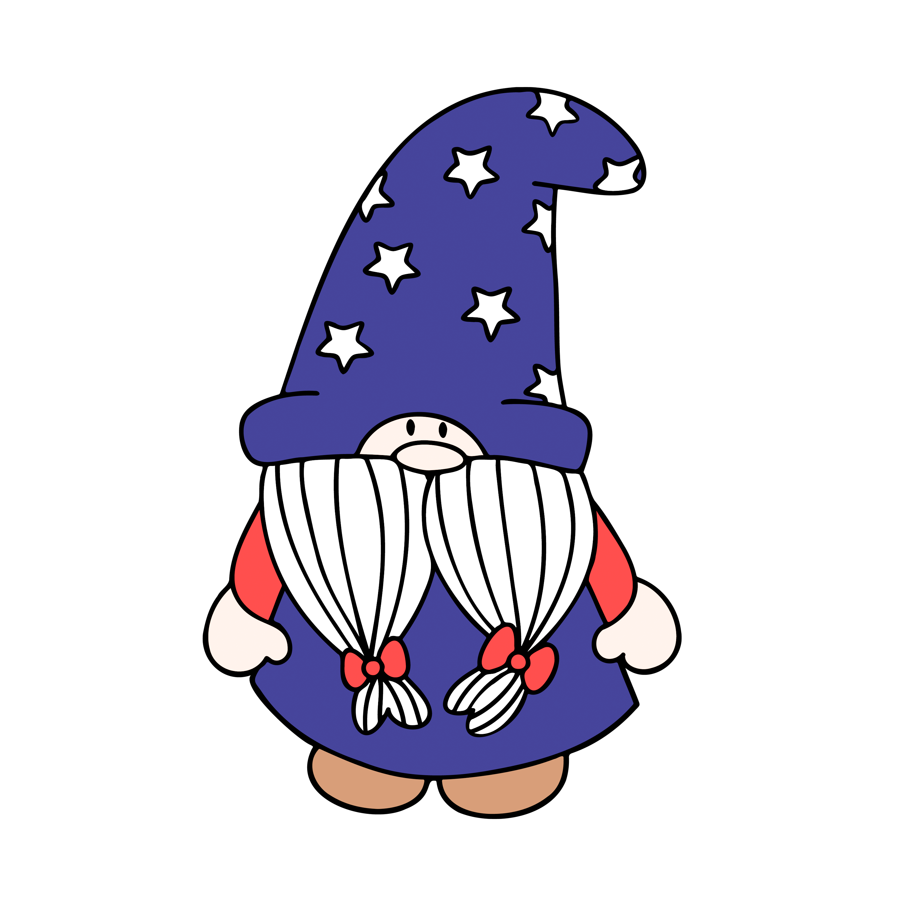 Inspirational Quote "USA Gnome" Motivational Sticker Vinyl Decal Motivation Stickers- 5" Vinyl Sticker Waterproof