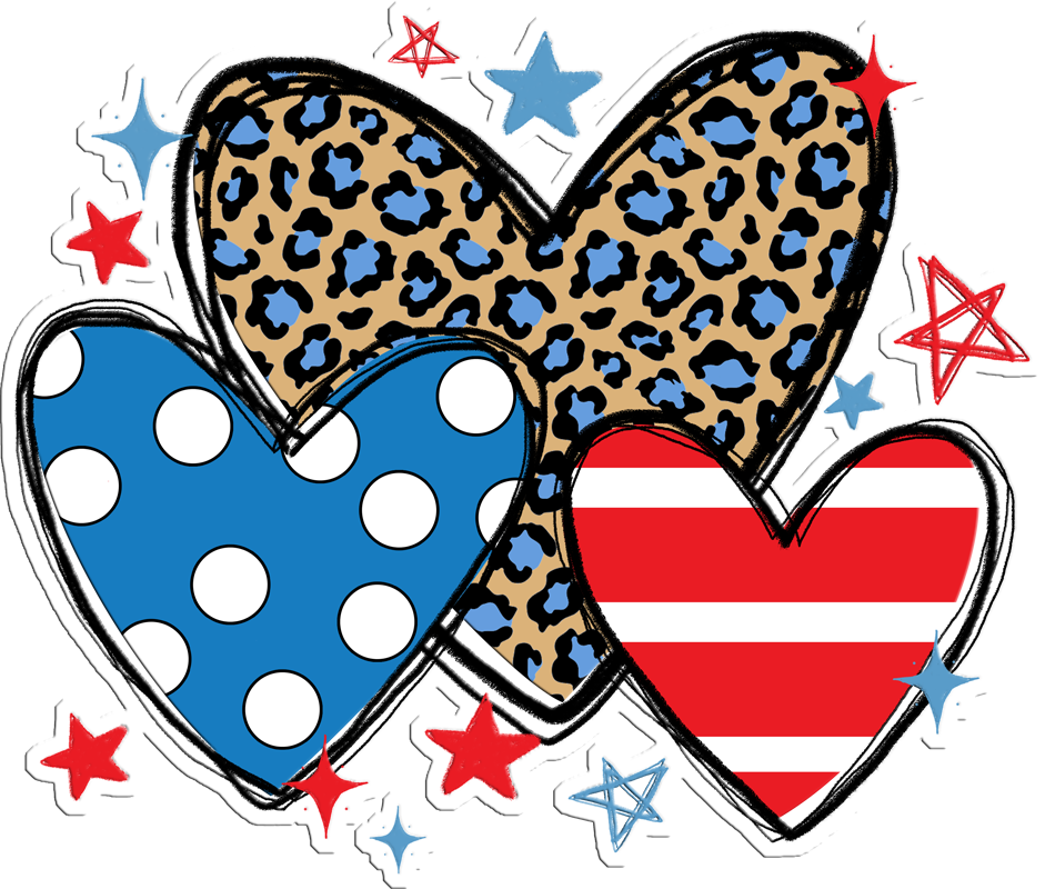 Inspirational Quote "American Flag Heart" Motivational Sticker Vinyl Decal Motivation Stickers- 5" Vinyl Sticker Waterproof