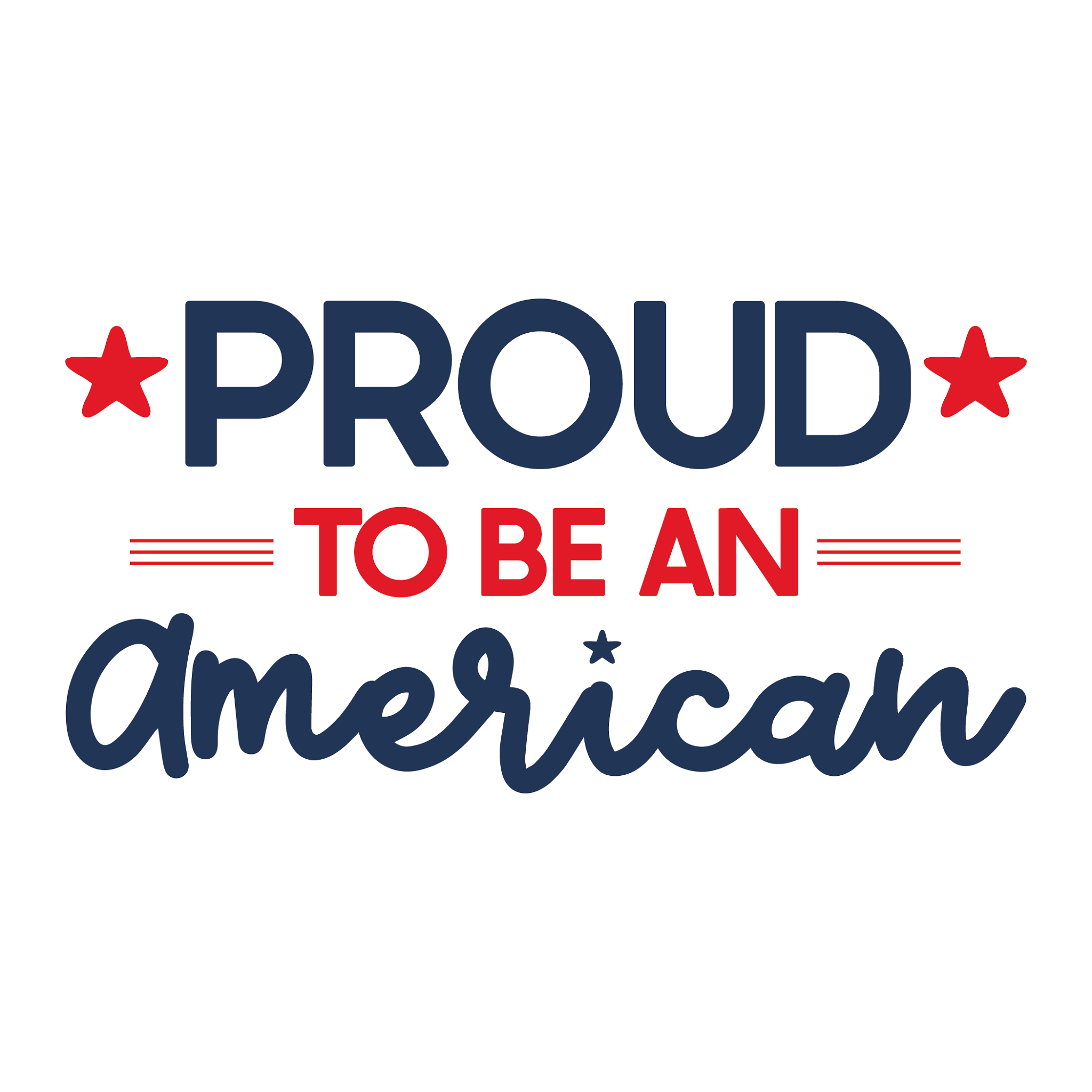 Inspirational Quote "Proud to Be an American, 4th July Theme" Motivational Sticker Vinyl Decal Motivation Stickers- 5" Vinyl Sticker Waterproof