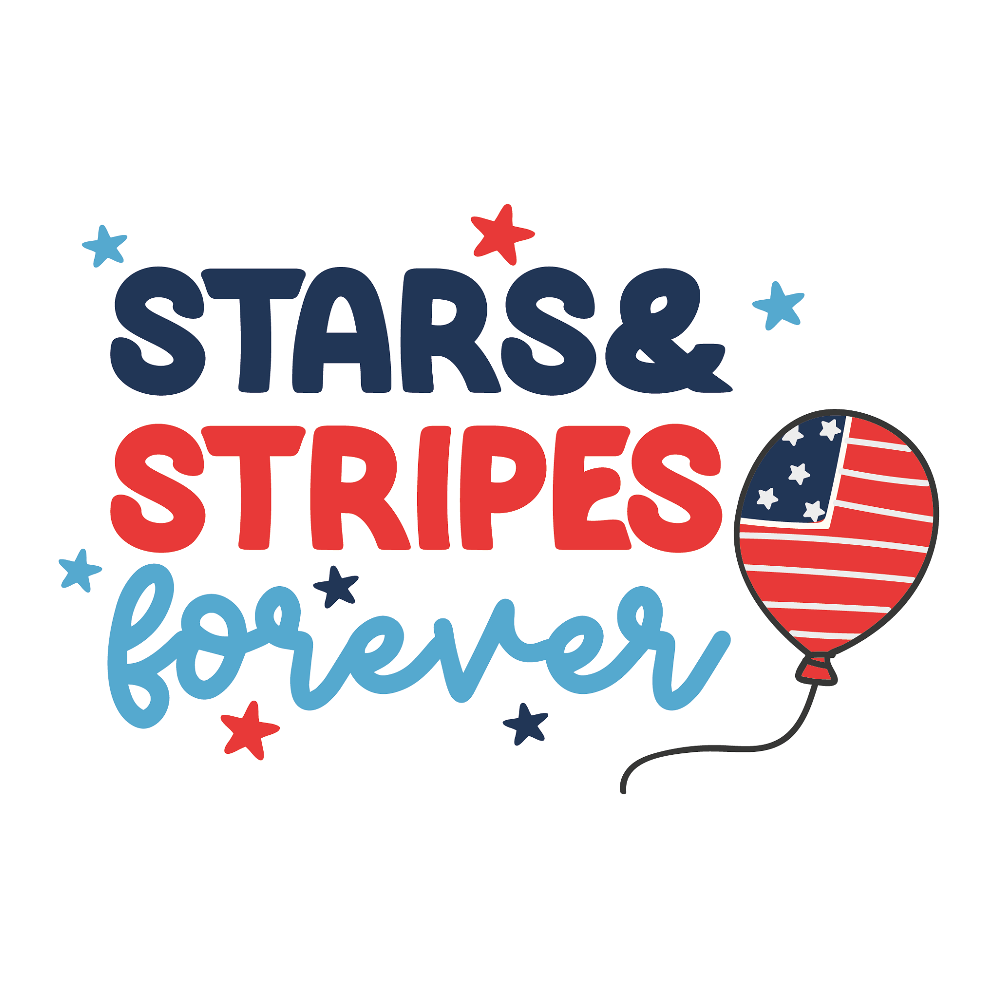 Inspirational Quote "Stars and Stripes Forever" Motivational Sticker Vinyl Decal Motivation Stickers- 5" Vinyl Sticker Waterproof