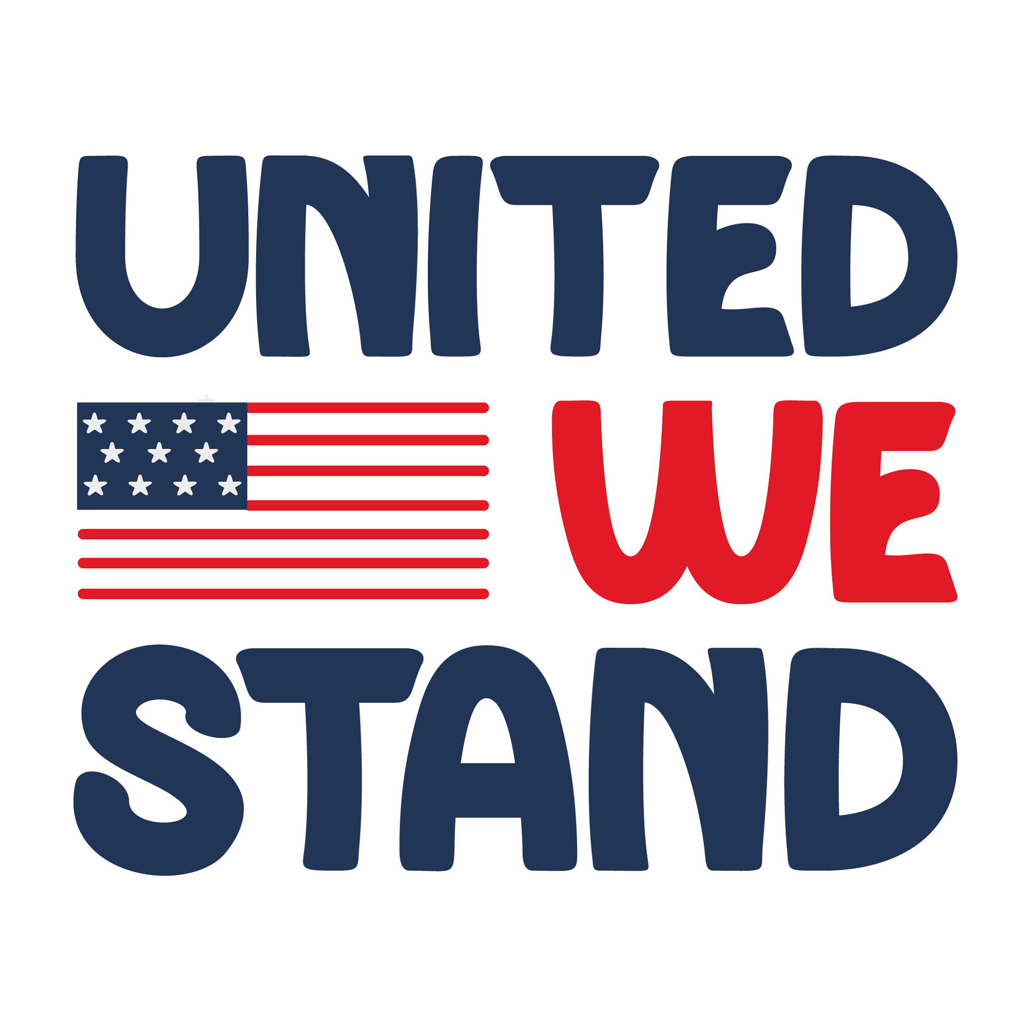 Inspirational Quote "United We Stand, Sticker" Motivational Sticker Vinyl Decal Motivation Stickers- 5" Vinyl Sticker Waterproof