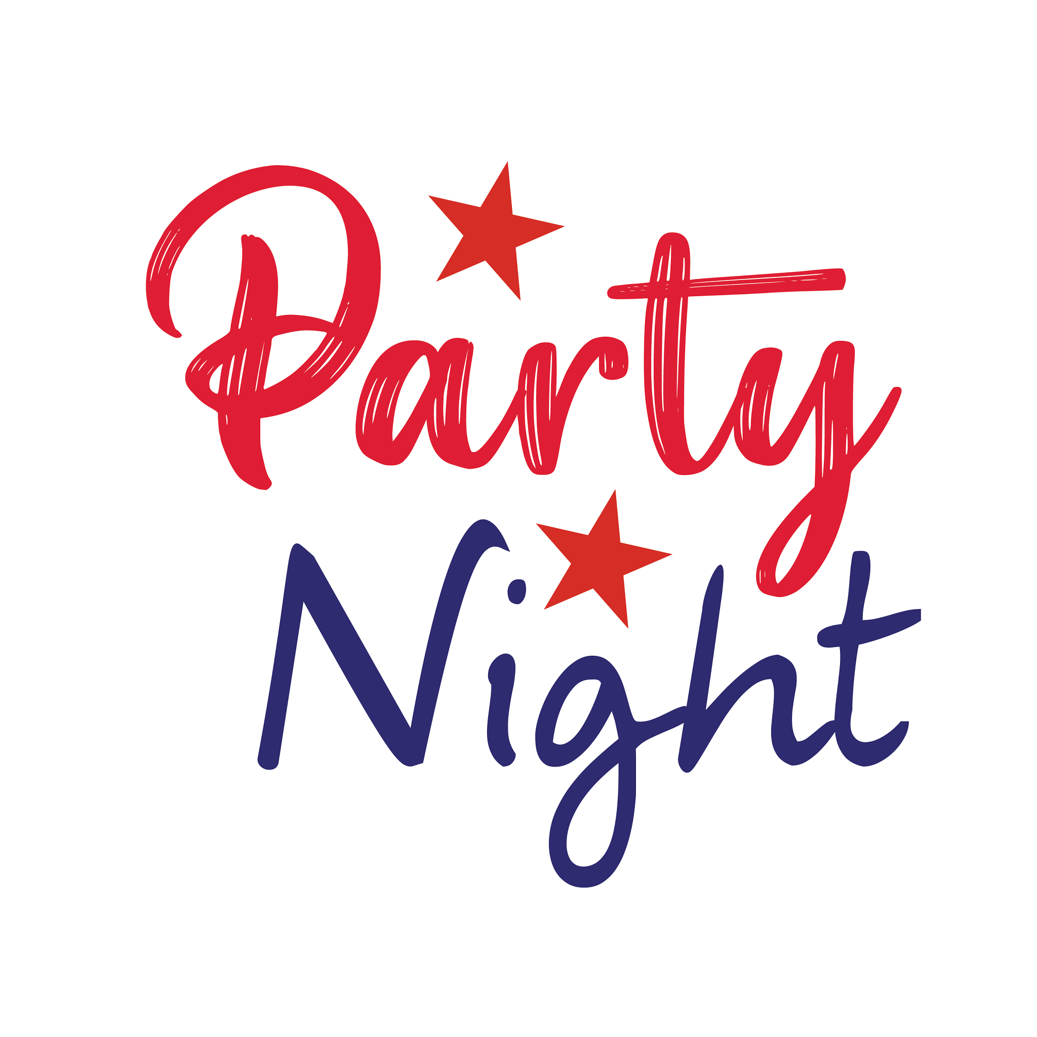 Inspirational Quote "Party Night" Motivational Sticker Vinyl Decal Motivation Stickers- 5" Vinyl Sticker Waterproof