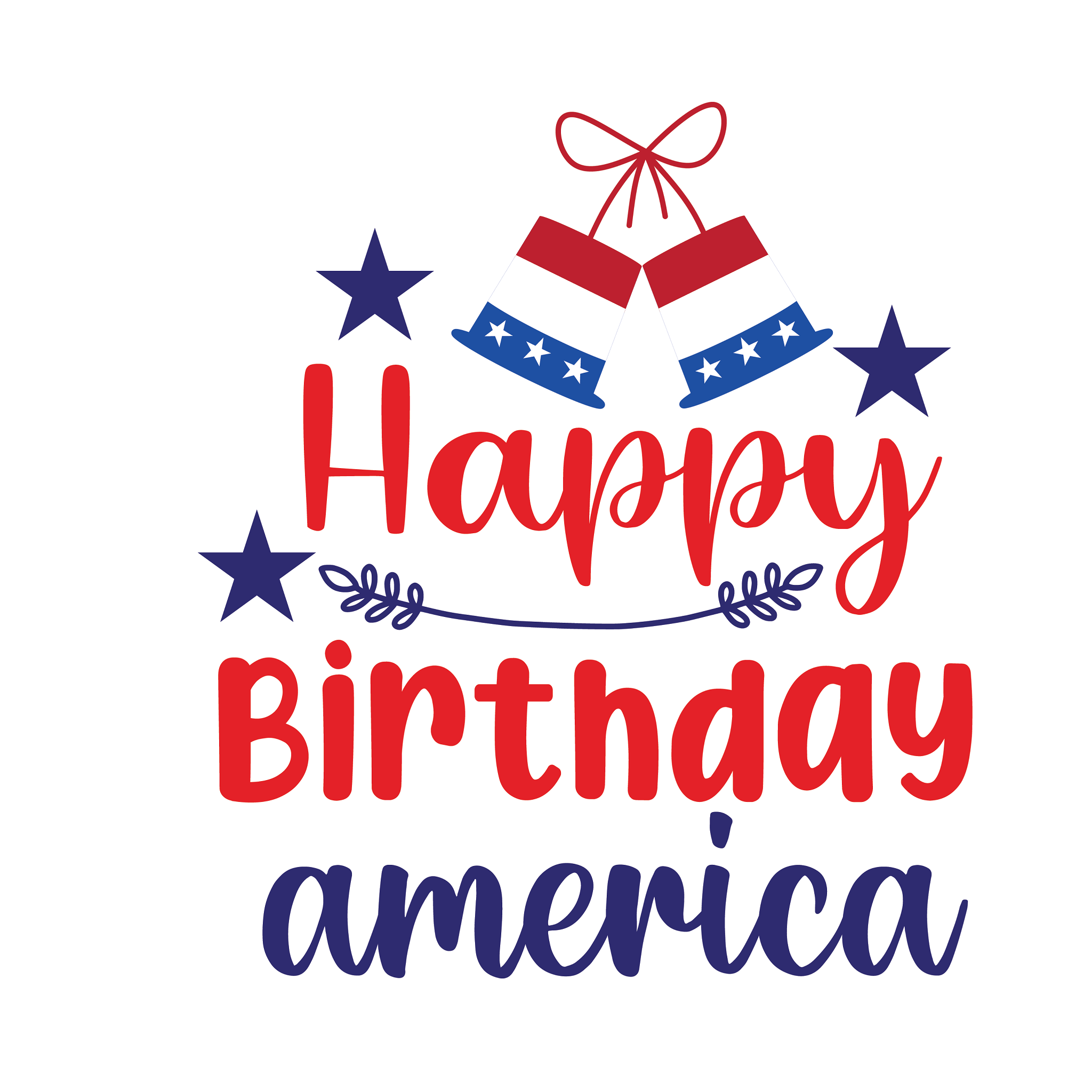 Inspirational Quote "Happy Birthday America, Unique Sticker" Motivational Sticker Vinyl Decal Motivation Stickers- 5" Vinyl Sticker Waterproof