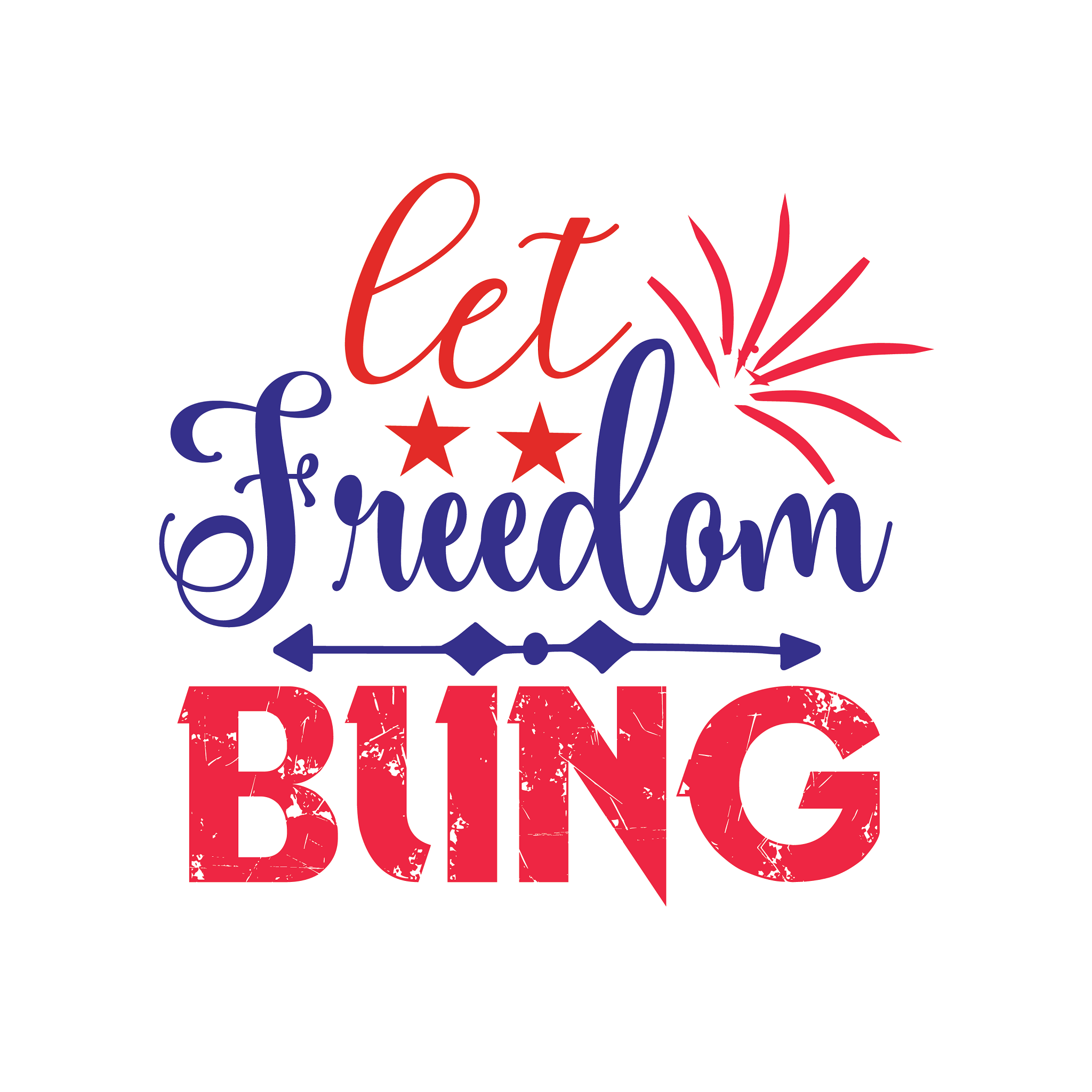 Inspirational Quote "Let Freedom Bung" Motivational Sticker Vinyl Decal Motivation Stickers- 5" Vinyl Sticker Waterproof