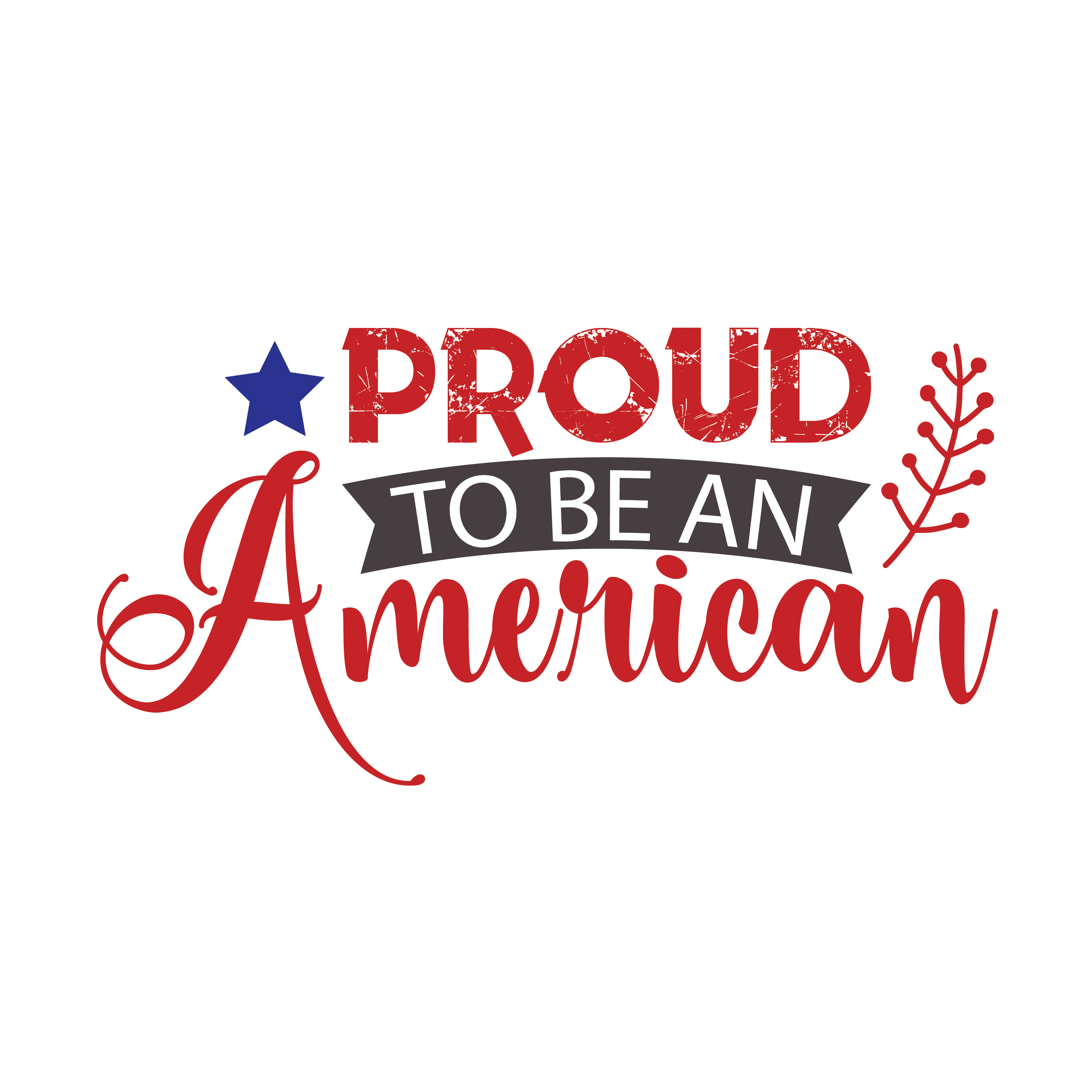Inspirational Quote "Proud to Be an American, Great Gift Sticker" Motivational Sticker Vinyl Decal Motivation Stickers- 5" Vinyl Sticker Waterproof