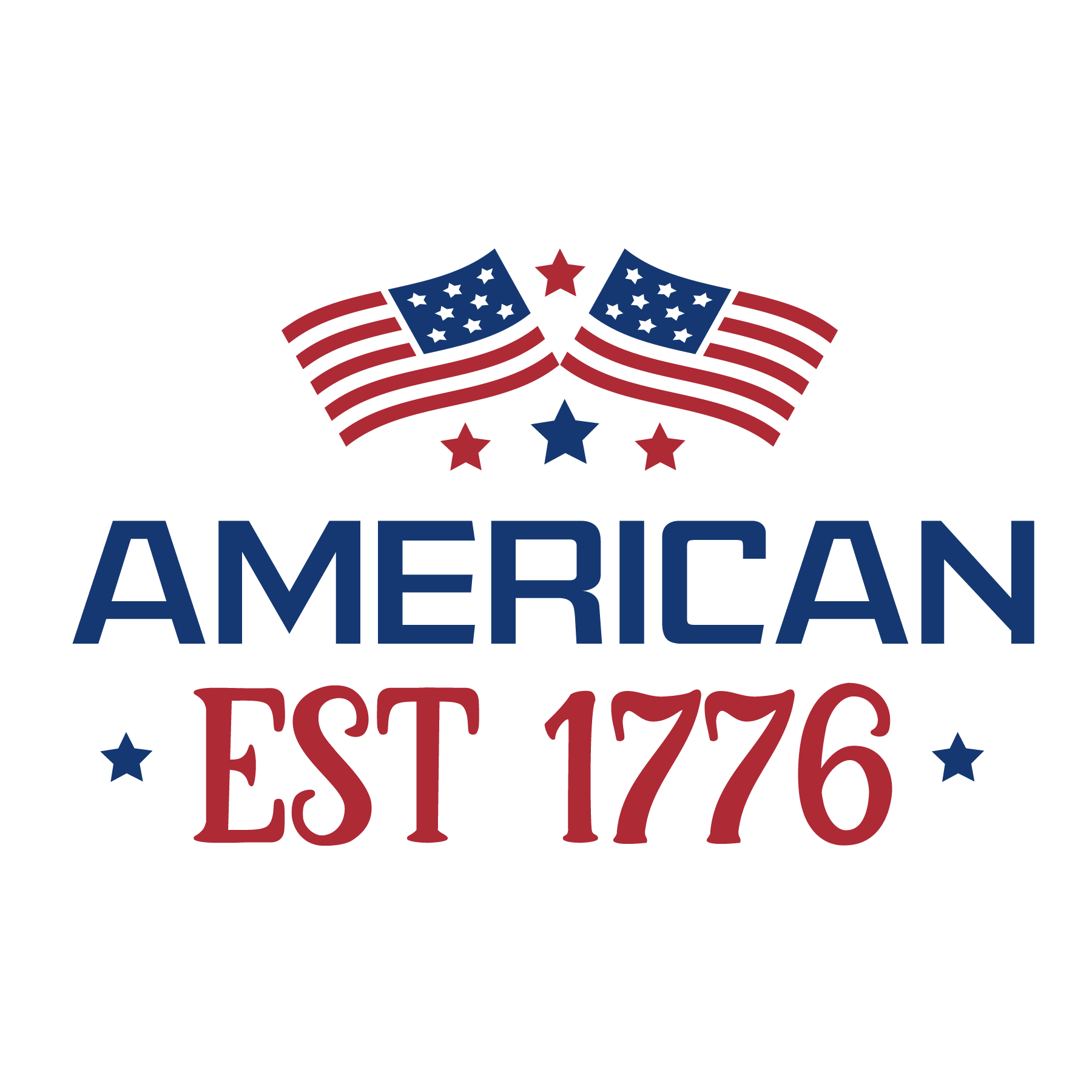Inspirational Quote "American Est 1776, Sticker" Motivational Sticker Vinyl Decal Motivation Stickers- 5" Vinyl Sticker Waterproof