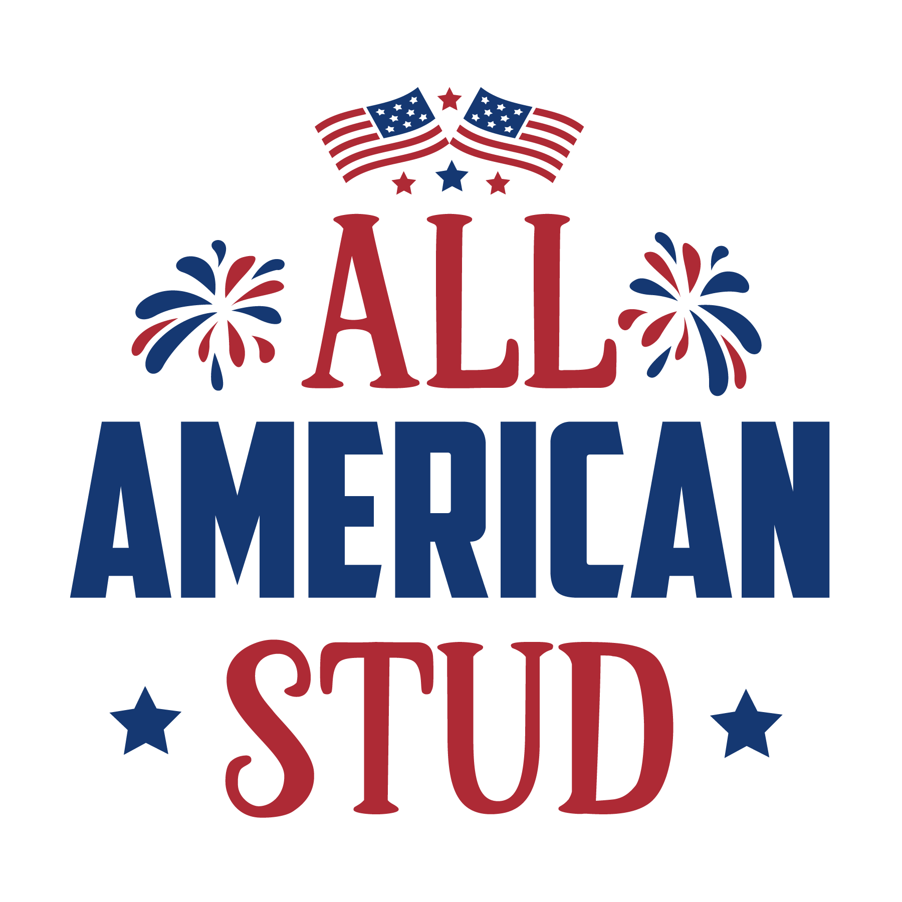 Inspirational Quote "All American Stud, Pretty Sticker" Motivational Sticker Vinyl Decal Motivation Stickers- 5" Vinyl Sticker Waterproof