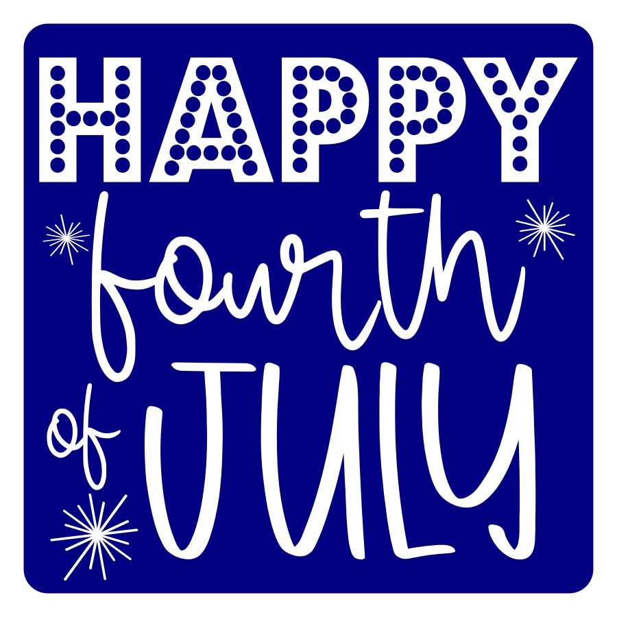Inspirational Quote "Happy 4Th of July, Pretty Gift Sticker" Motivational Sticker Vinyl Decal Motivation Stickers- 5" Vinyl Sticker Waterproof