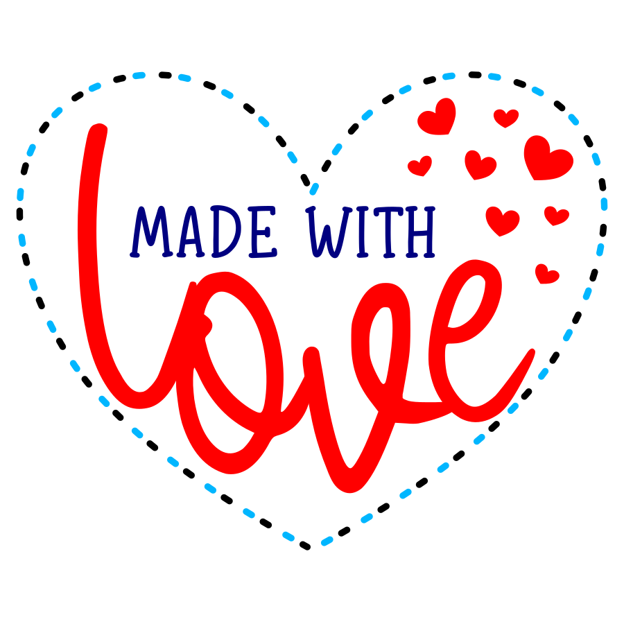 Inspirational Quote "Made With Love, Sticker" Motivational Sticker Vinyl Decal Motivation Stickers- 5" Vinyl Sticker Waterproof