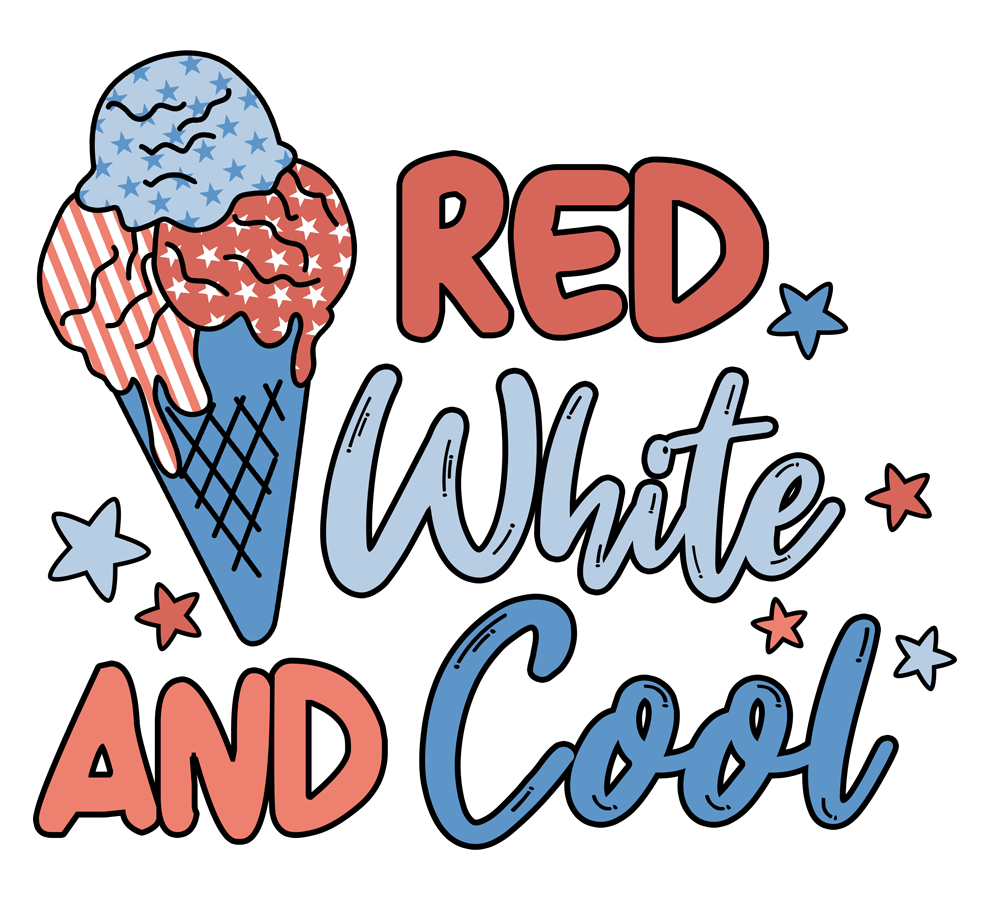 Inspirational Quote "Red White and Cool, Sticker" Motivational Sticker Vinyl Decal Motivation Stickers- 5" Vinyl Sticker Waterproof