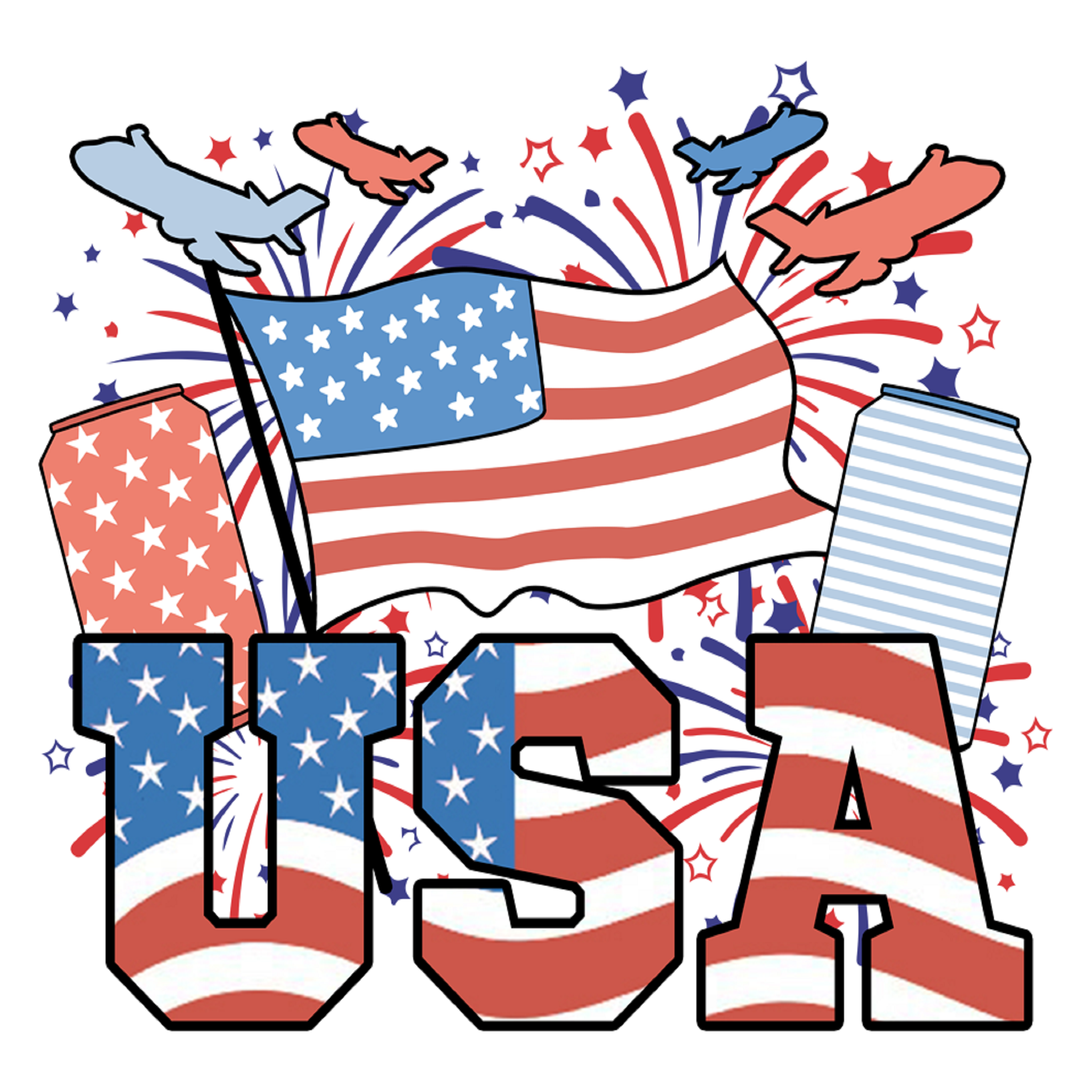 Inspirational Quote "USA, Beautiful Sticker" Motivational Sticker Vinyl Decal Motivation Stickers- 5" Vinyl Sticker Waterproof