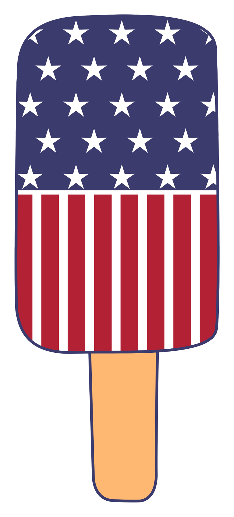 Inspirational Quote "American Flag Style Popsicle" Motivational Sticker Vinyl Decal Motivation Stickers- 5" Vinyl Sticker Waterproof