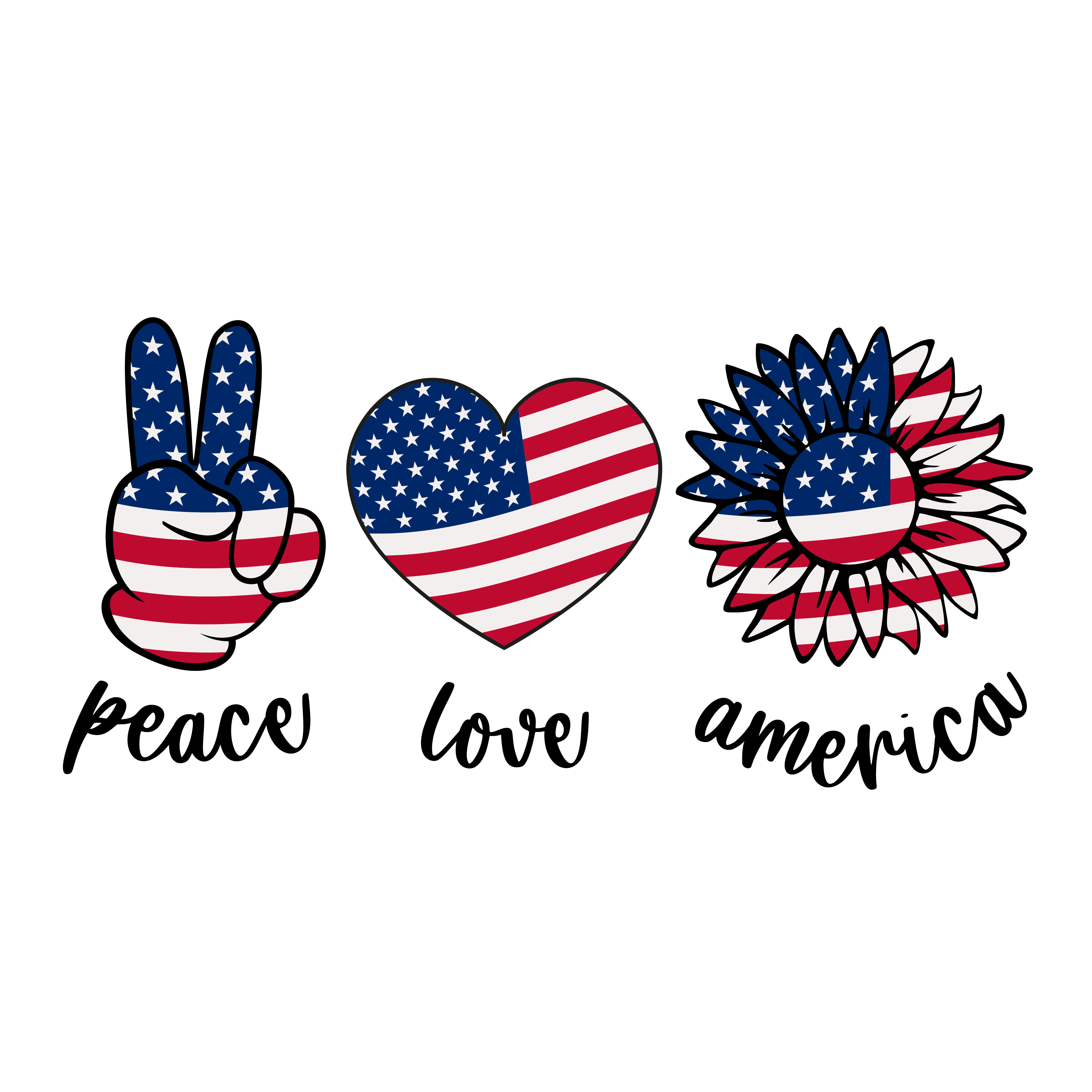 Inspirational Quote "Peace Love Sunflower" Motivational Sticker Vinyl Decal Motivation Stickers- 5" Vinyl Sticker Waterproof