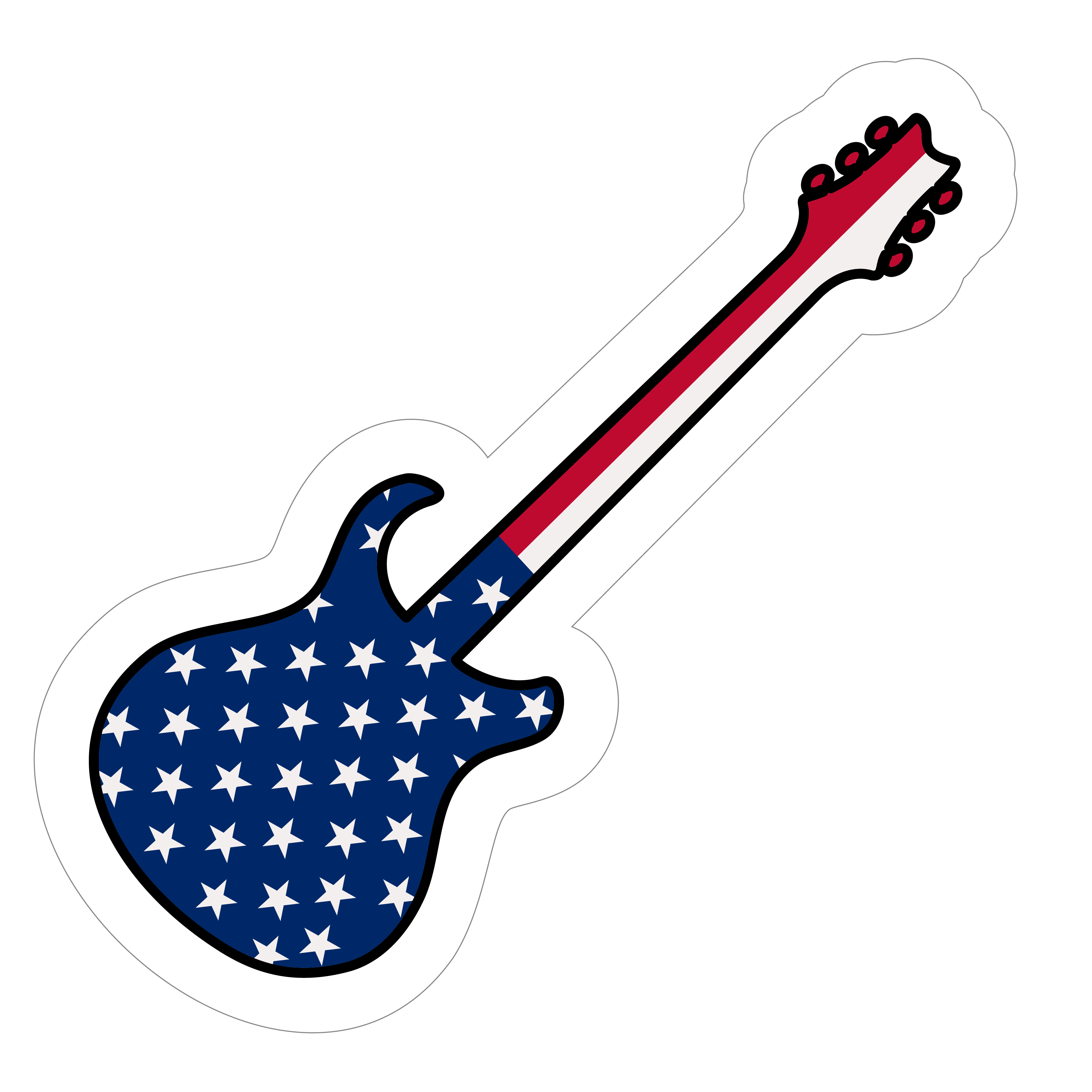 Inspirational Quote "USA Baloon" Motivational Sticker Vinyl Decal Motivation Stickers- 5" Vinyl Sticker Waterproof