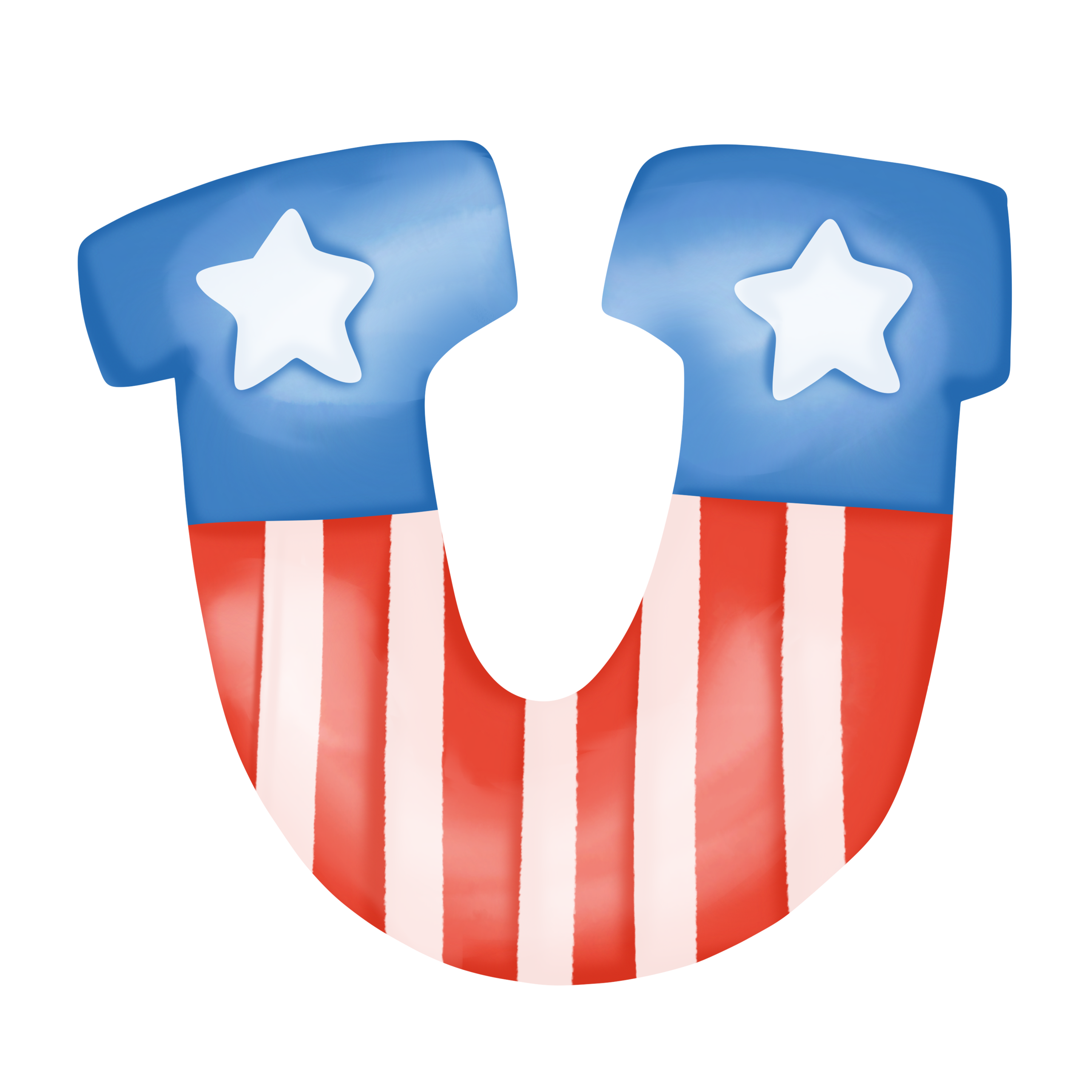 Inspirational Quote "USA Flag Style - U Icon" Motivational Sticker Vinyl Decal Motivation Stickers- 5" Vinyl Sticker Waterproof
