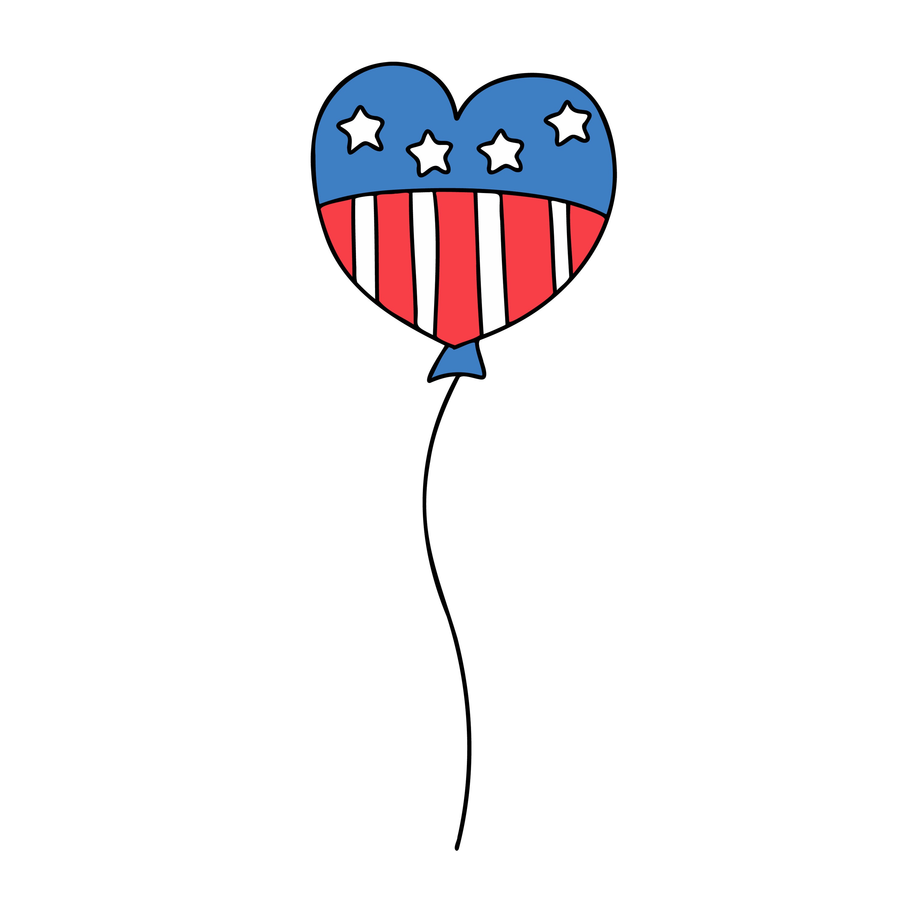 Inspirational Quote "American Heart Balloon" Motivational Sticker Vinyl Decal Motivation Stickers- 5" Vinyl Sticker Waterproof