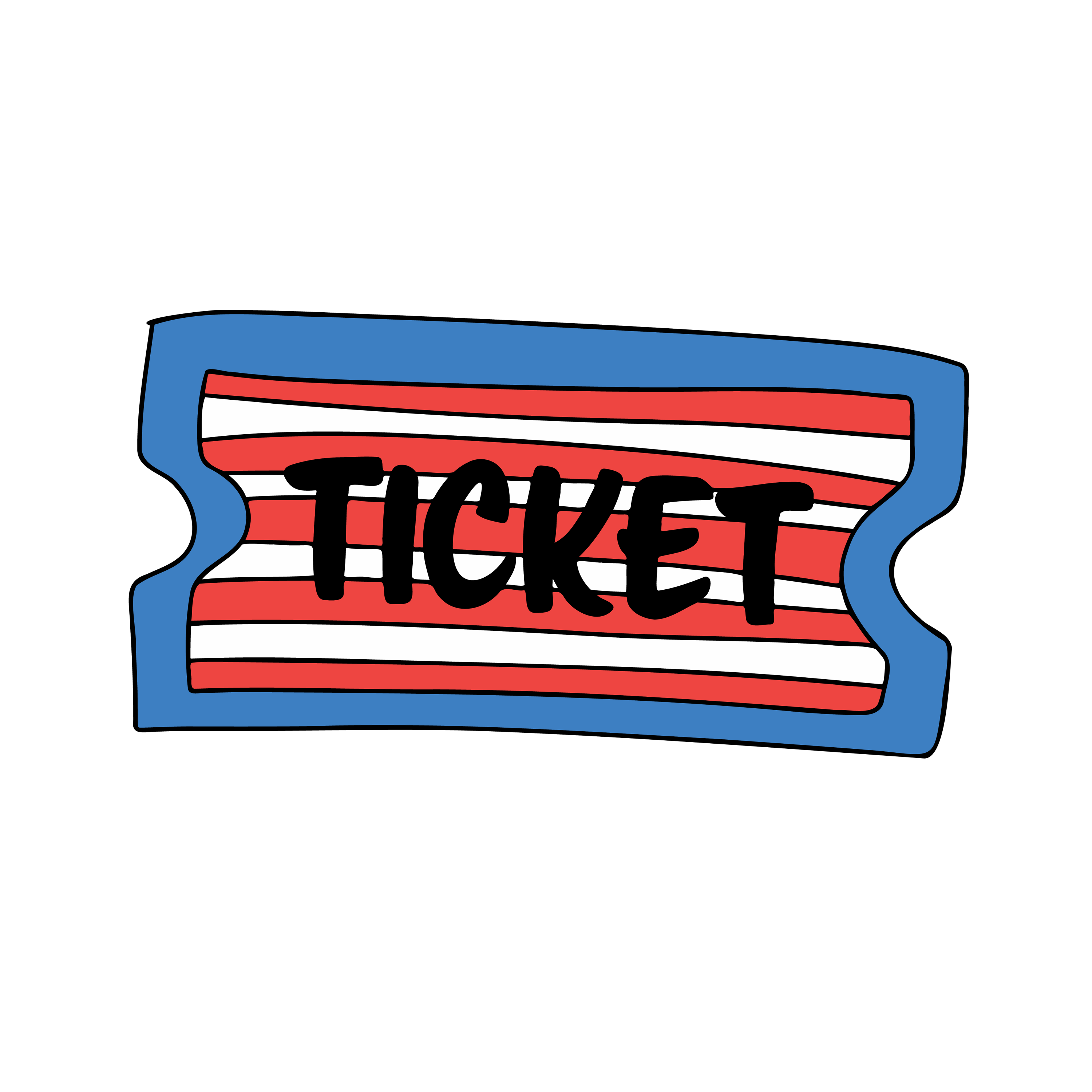 Inspirational Quote "Ticket, Cute Sticker" Motivational Sticker Vinyl Decal Motivation Stickers- 5" Vinyl Sticker Waterproof