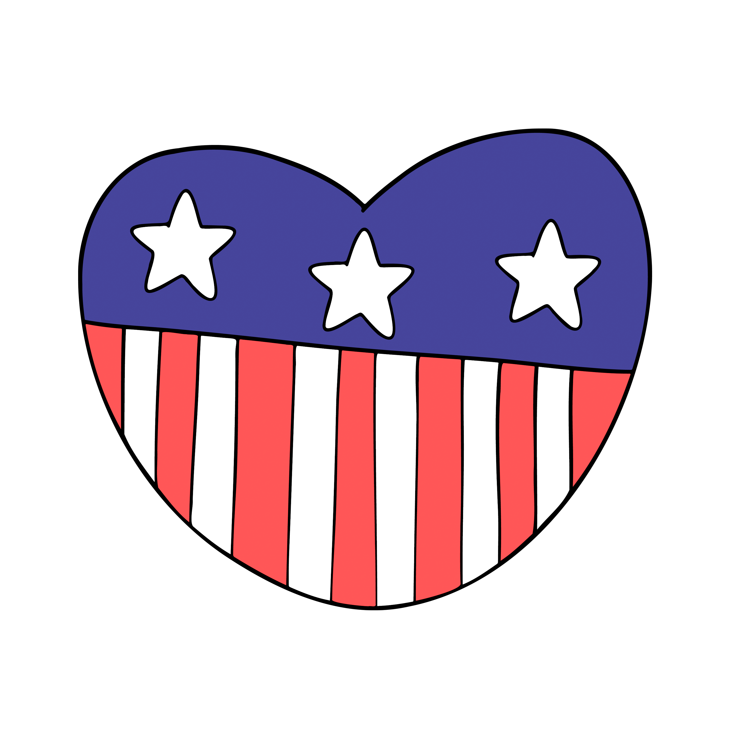 Inspirational Quote "American Heart" Motivational Sticker Vinyl Decal Motivation Stickers- 5" Vinyl Sticker Waterproof