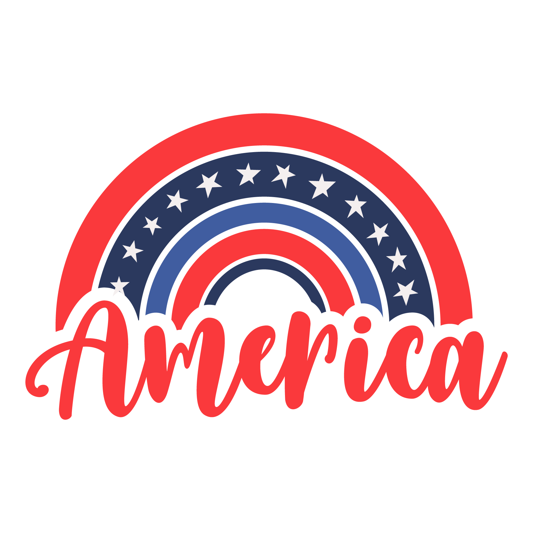 Inspirational Quote "American - Rainbow" Motivational Sticker Vinyl Decal Motivation Stickers- 5" Vinyl Sticker Waterproof