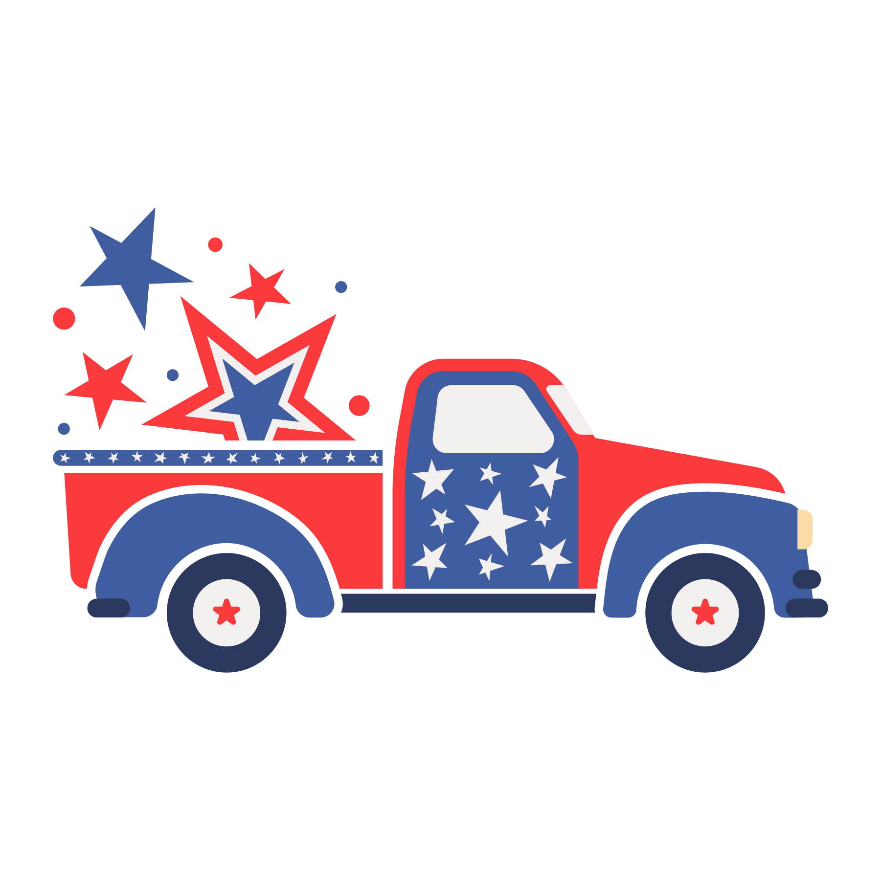 Inspirational Quote "America Style Truck" Motivational Sticker Vinyl Decal Motivation Stickers- 5" Vinyl Sticker Waterproof