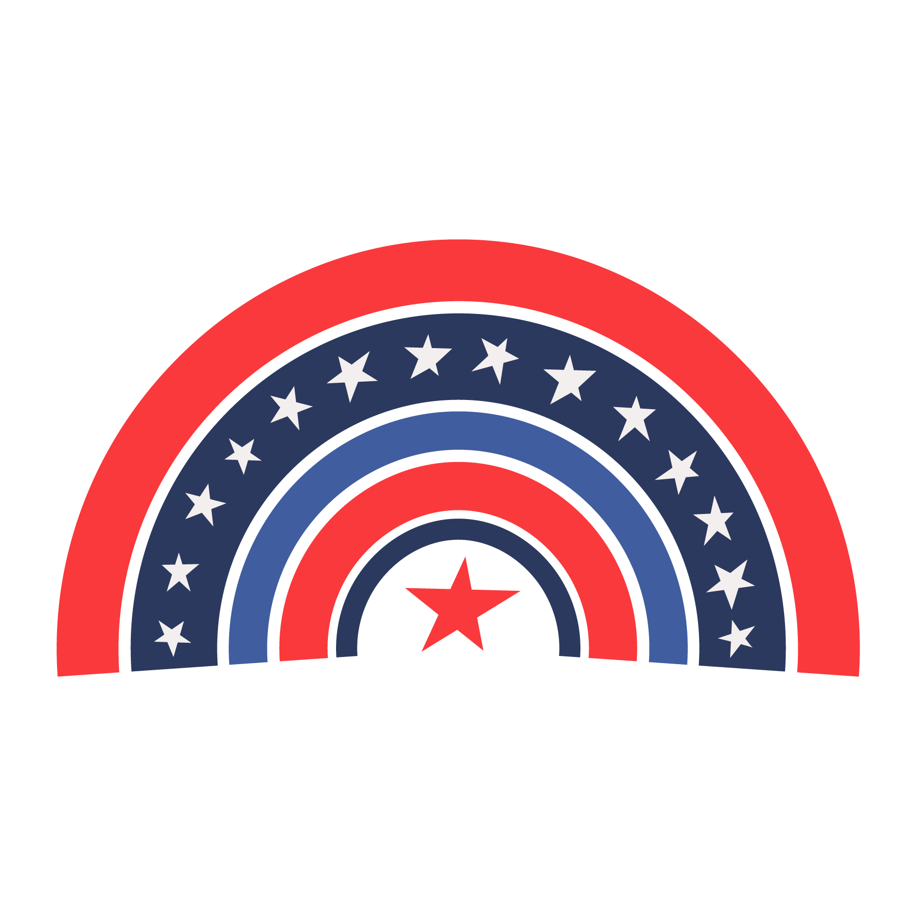 Inspirational Quote "4th of July - Rainbow" Motivational Sticker Vinyl Decal Motivation Stickers- 5" Vinyl Sticker Waterproof