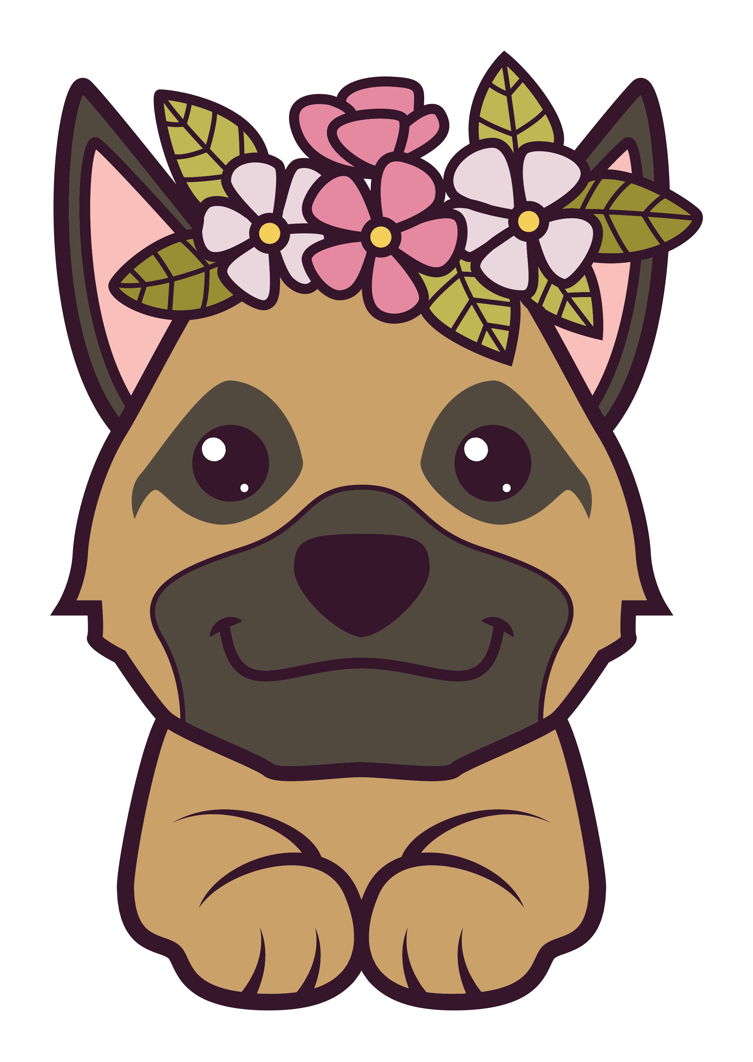 Inspirational Quote "Cute Dog Sticker" Motivational Sticker Vinyl Decal Motivation Stickers- 5" Vinyl Sticker Waterproof